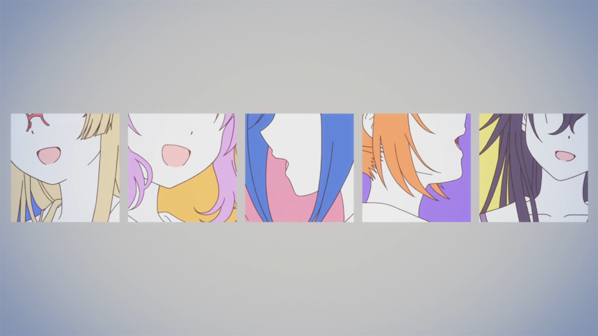 Goe Ishikawa, Yuki Hanzoumon, Mei Yachiyo, Fuu Sagami, Hatsume Aoba, 1080P, Anime, Release the Spyce, HD Wallpaper