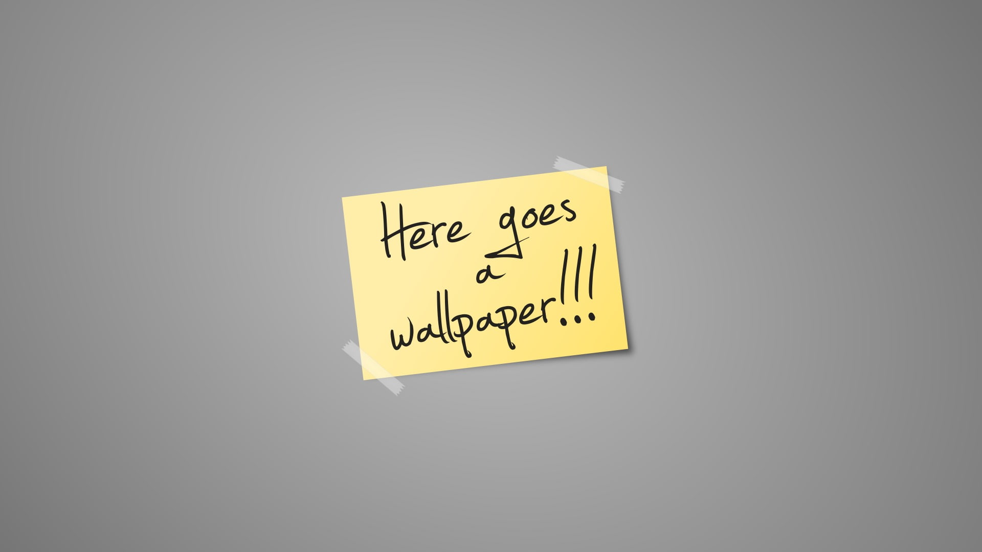 minimalism, 1080P, the inscription, 1920x1080, here goes a, sticker, paper, lettering, words, HD Wallpaper