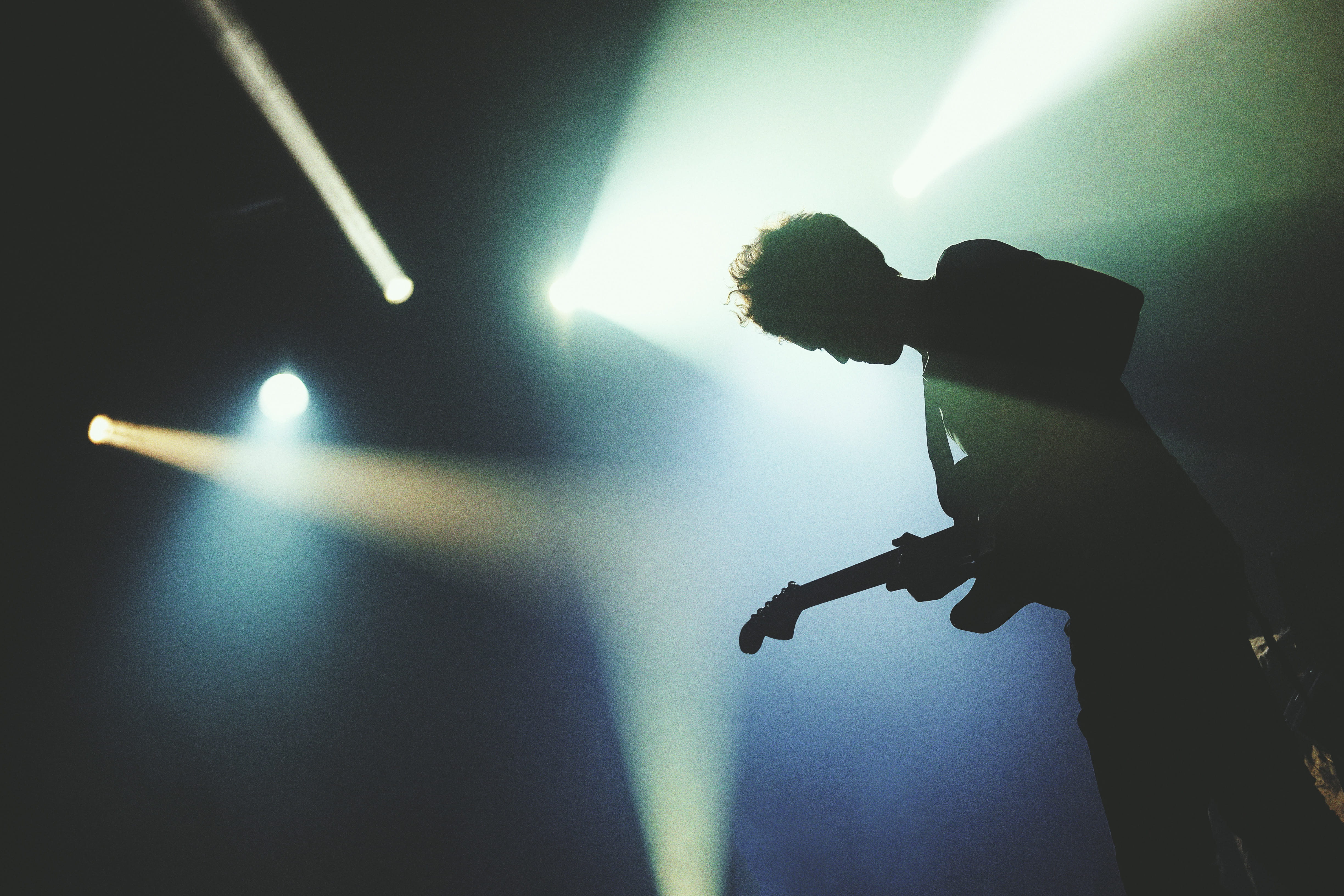 party, concert, event, performance, Man, lighting Equipment, illuminated, stage Light, stage, silhouette, rock Music, one person, lights, musician, artist, HD Wallpaper