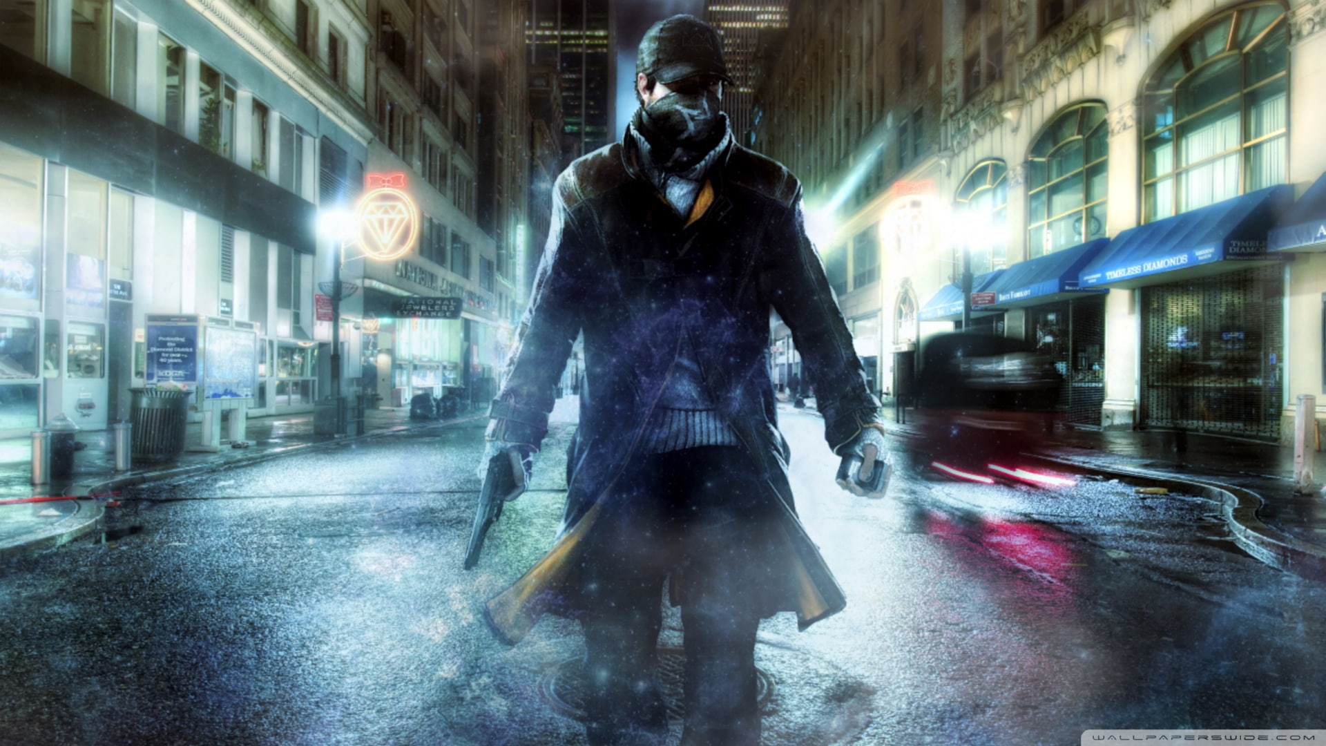 1080P, Anonymous, Watch_Dogs, video games, HD Wallpaper