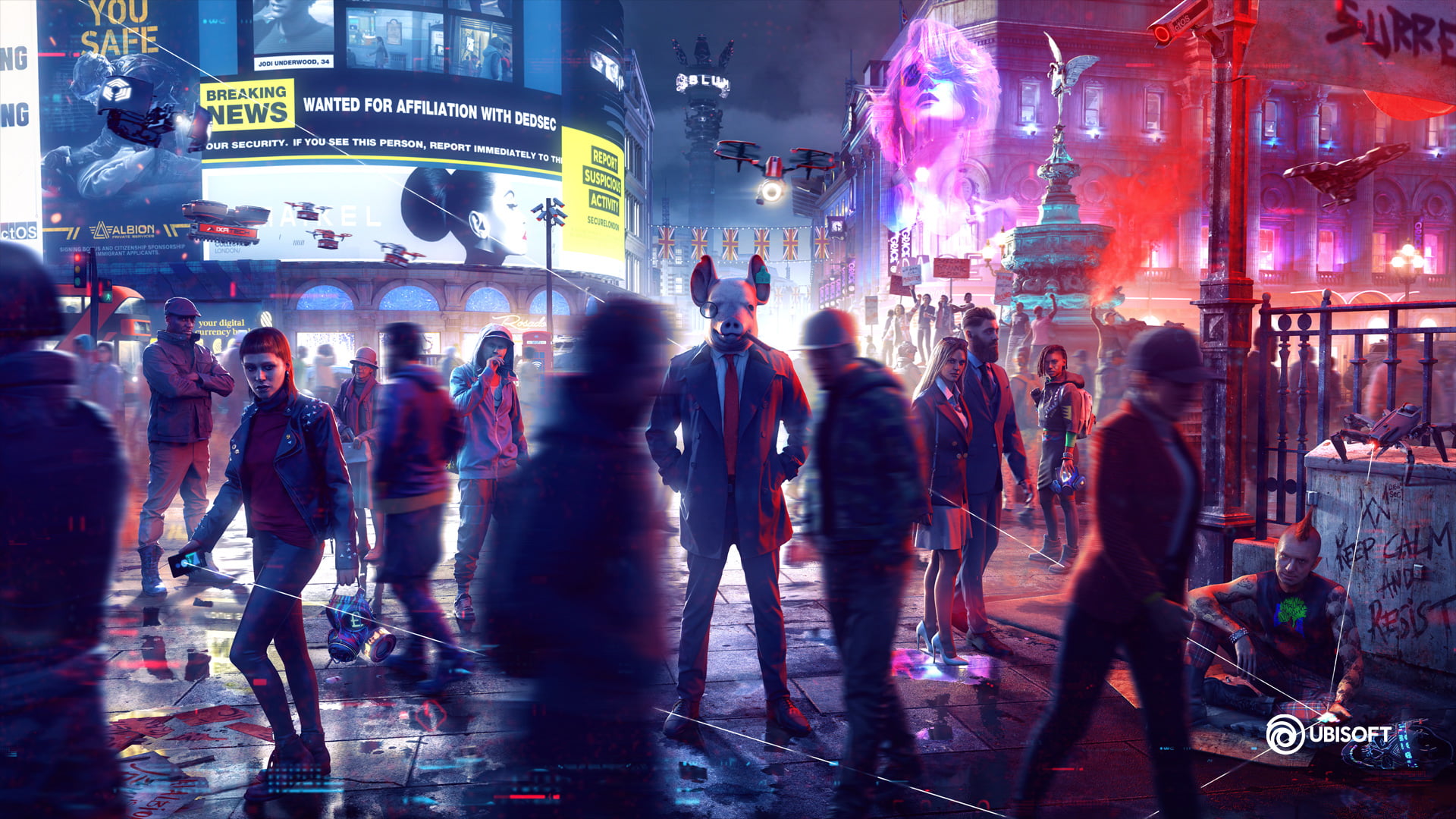 Ubisoft, Watch_Dogs, watch dogs legion, video games, 1080P, HD Wallpaper