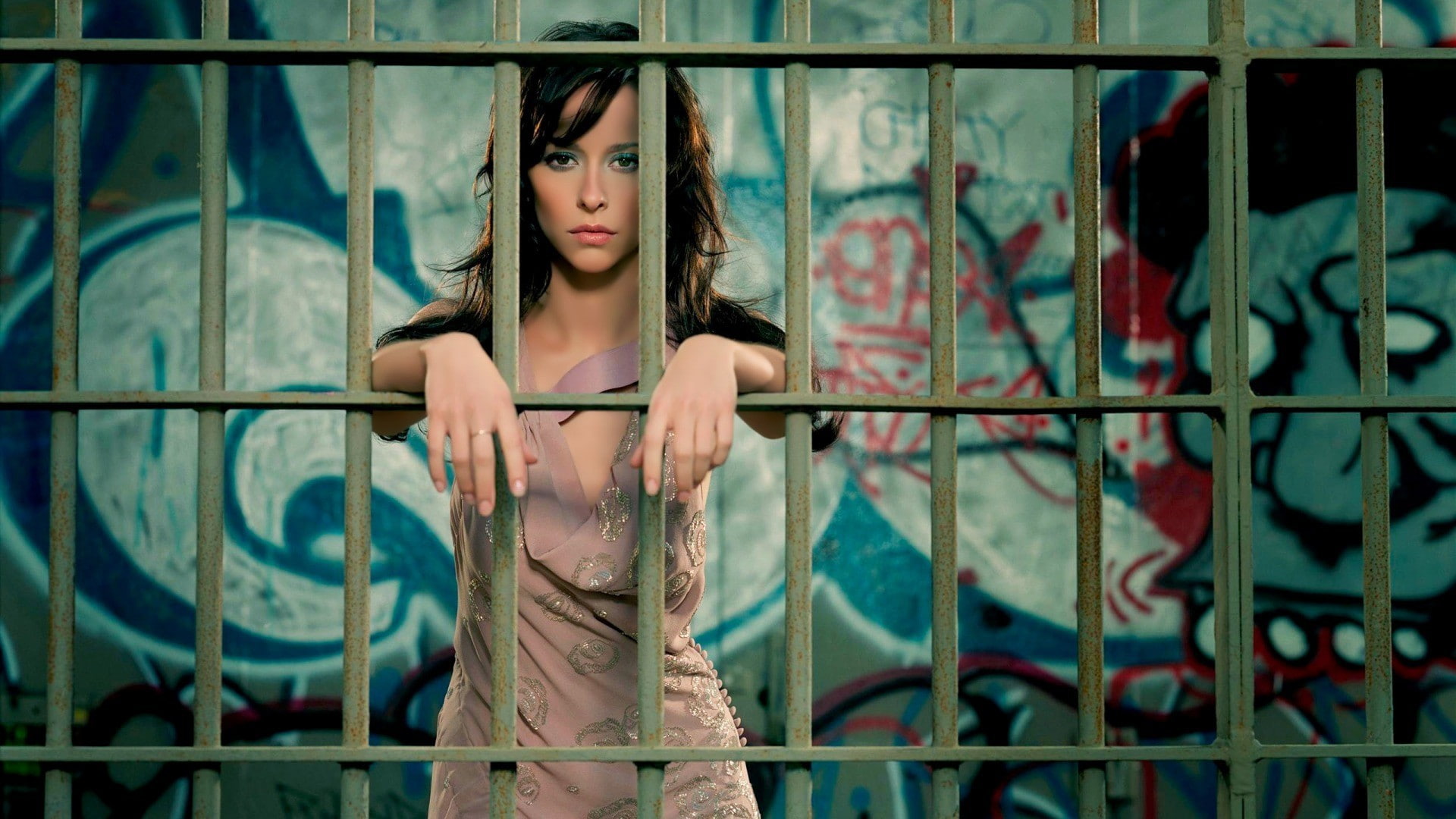 portrait, art and craft, young adult, standing, teenager, leisure activity, prisons, Jennifer Love Hewitt, fashion, 1080P, women, lifestyles, front view, HD Wallpaper