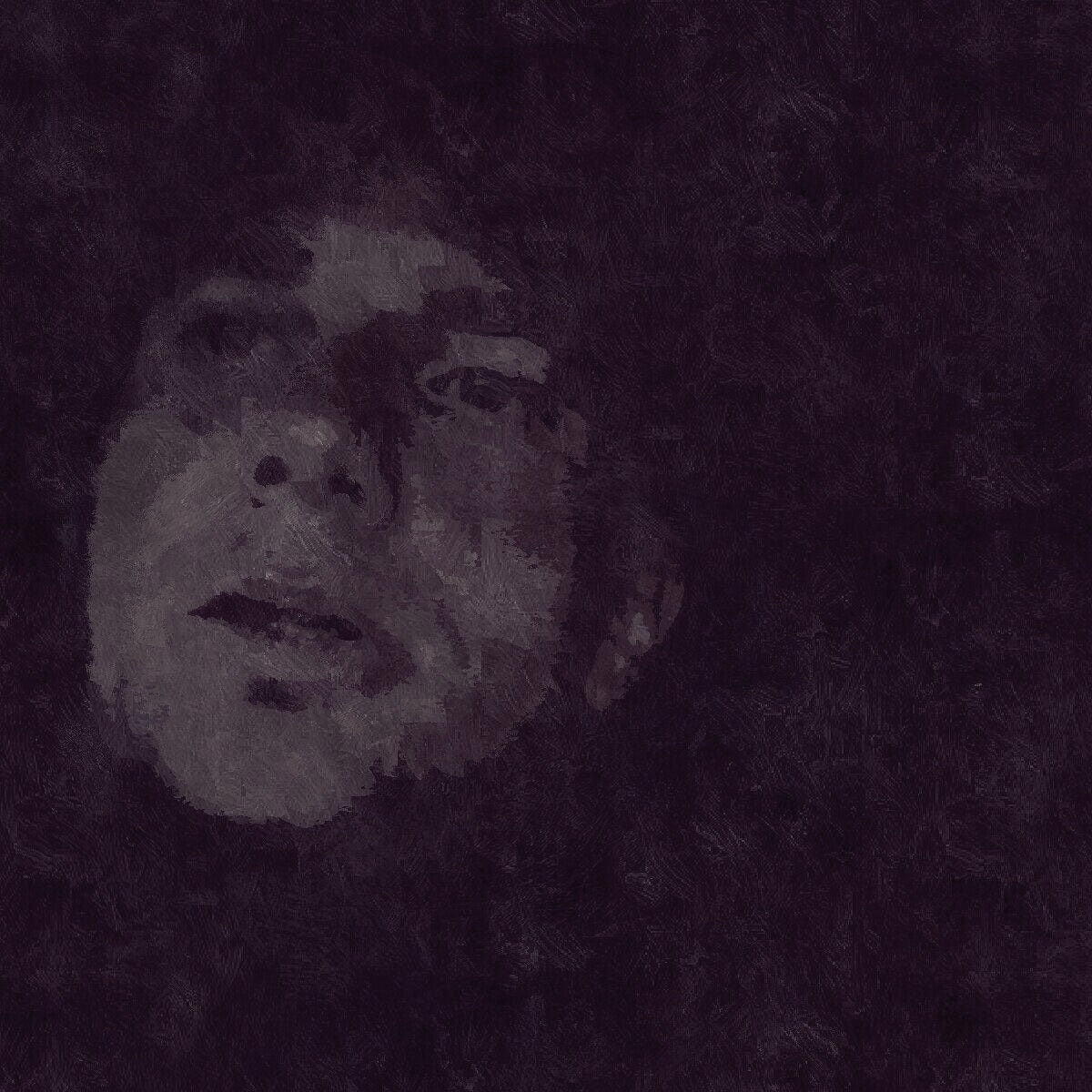 self portraits, body part, face, indoors, copy space, monster - fictional character, classic art, mystery, digital composite, paint, black background, human face, Phone HD Wallpaper