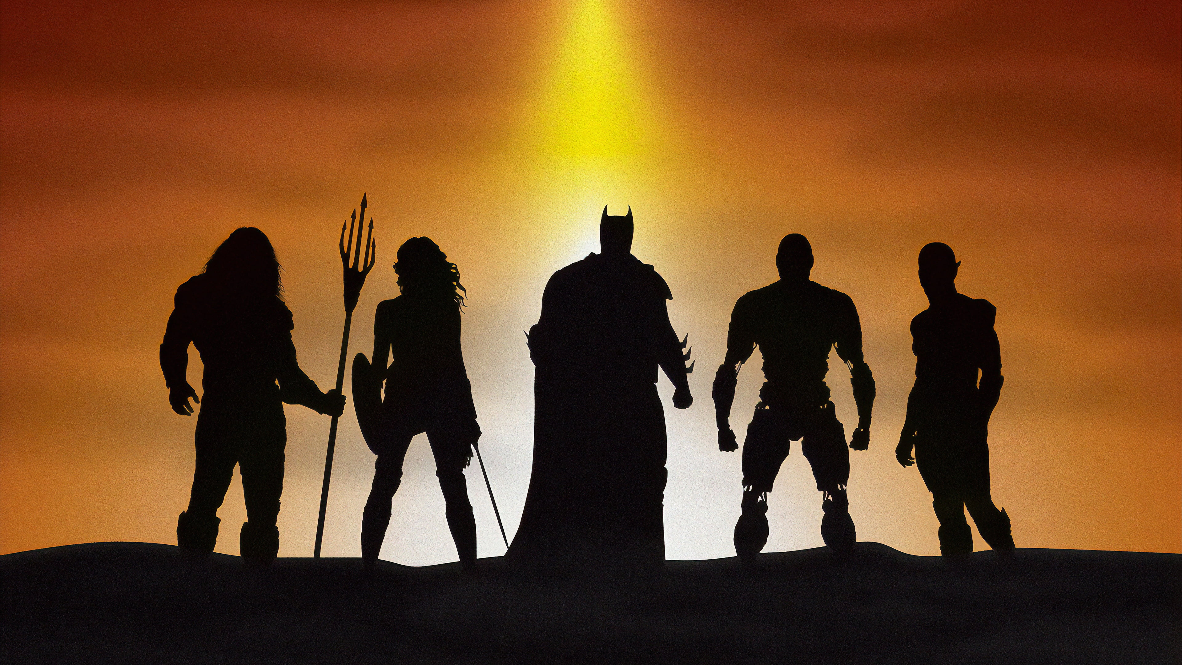 DC Comics, Flash, Justice League, Movie, Cyborg (DC Comics), Batman, 4K, Wonder Woman, Aquaman, HD Wallpaper
