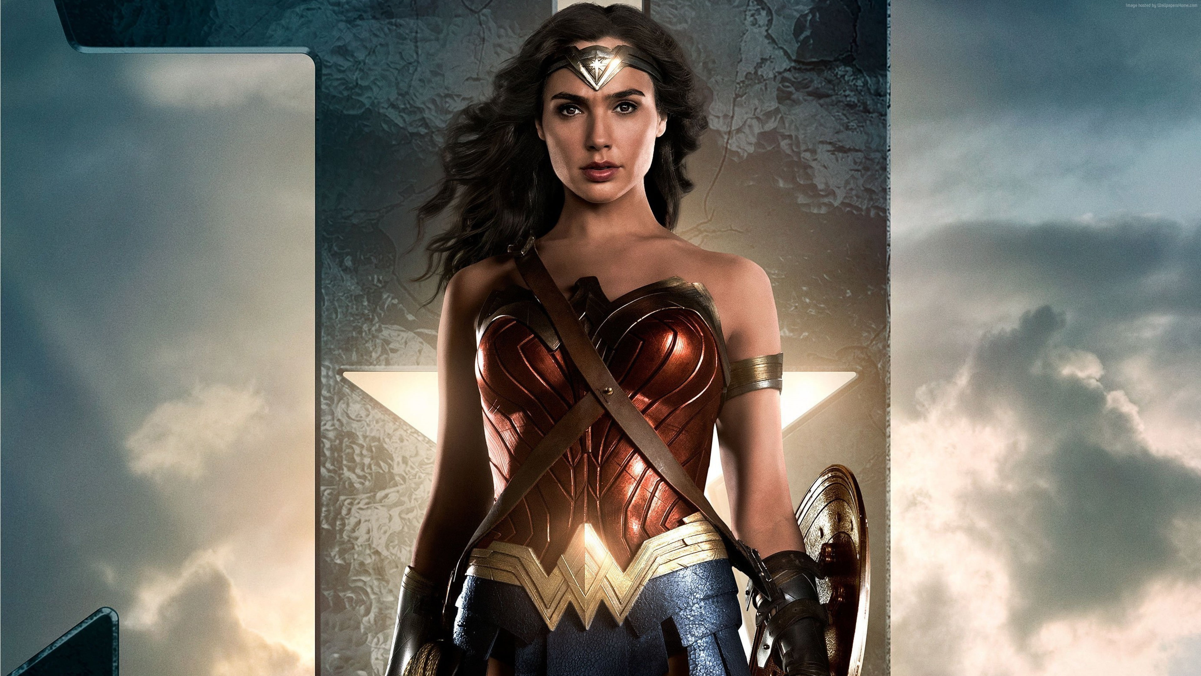 Justice League, Gal Gadot, 4K, Wonder Woman, 4K, HD Wallpaper