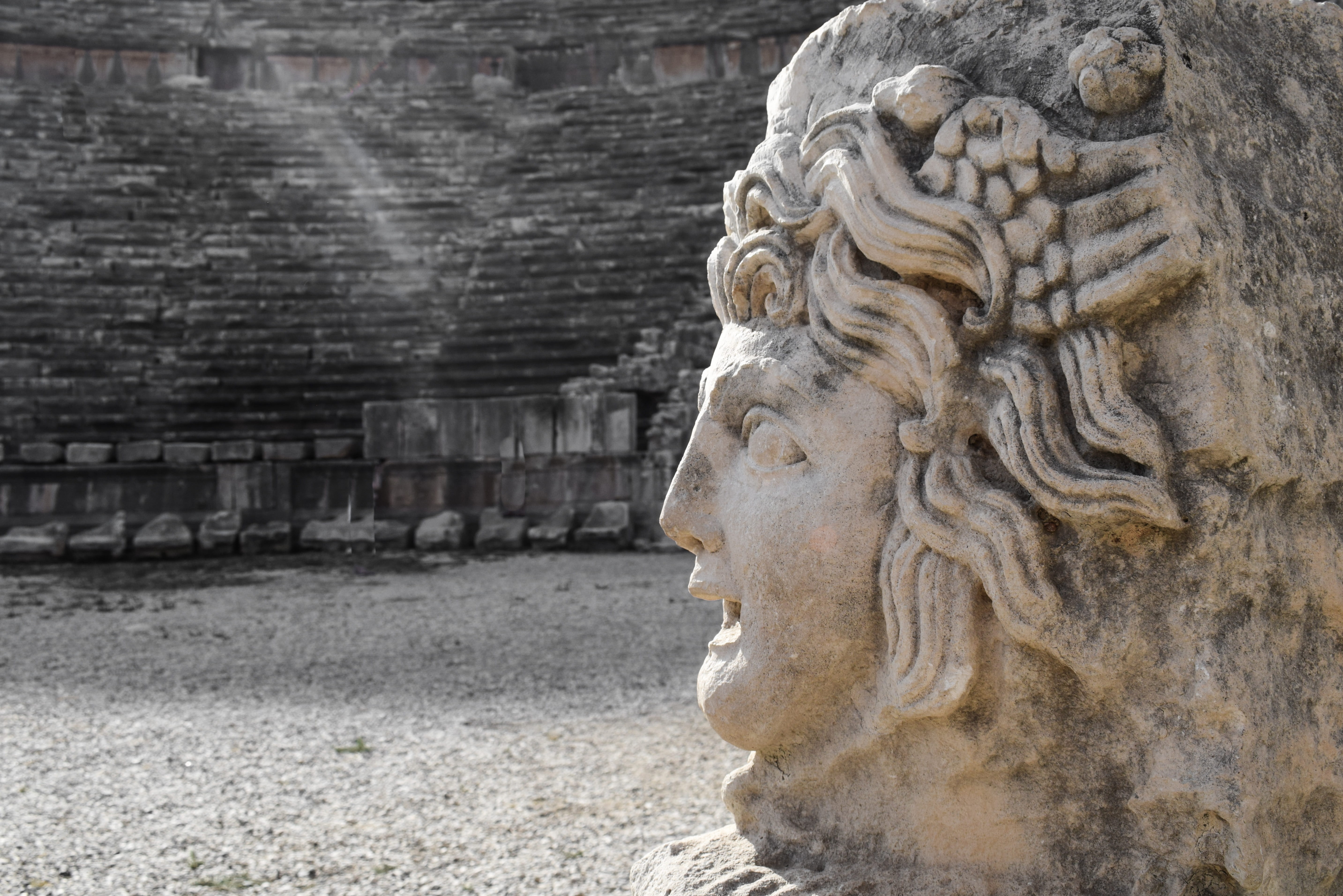 representation, religion, male likeness, image, myra, old, history, the past, no people, belief, close-up, architecture, creativity, ancient times, focus on foreground, HD Wallpaper