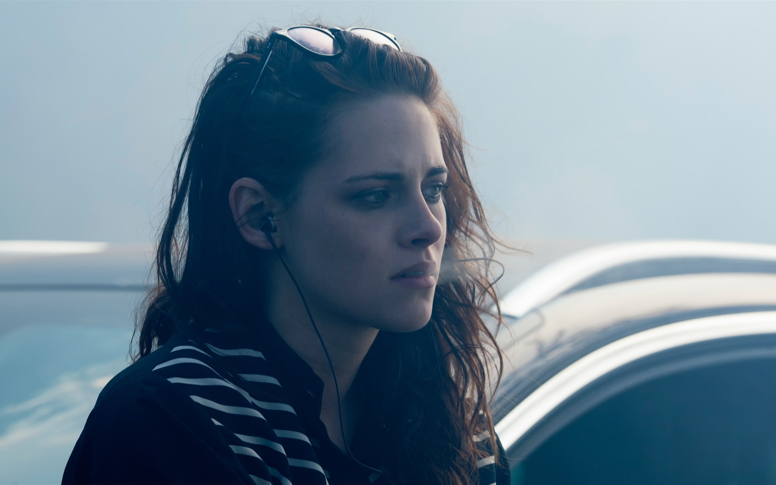 Sils, Stewart, Kristen, Clouds, 2K, Maria, HD Wallpaper