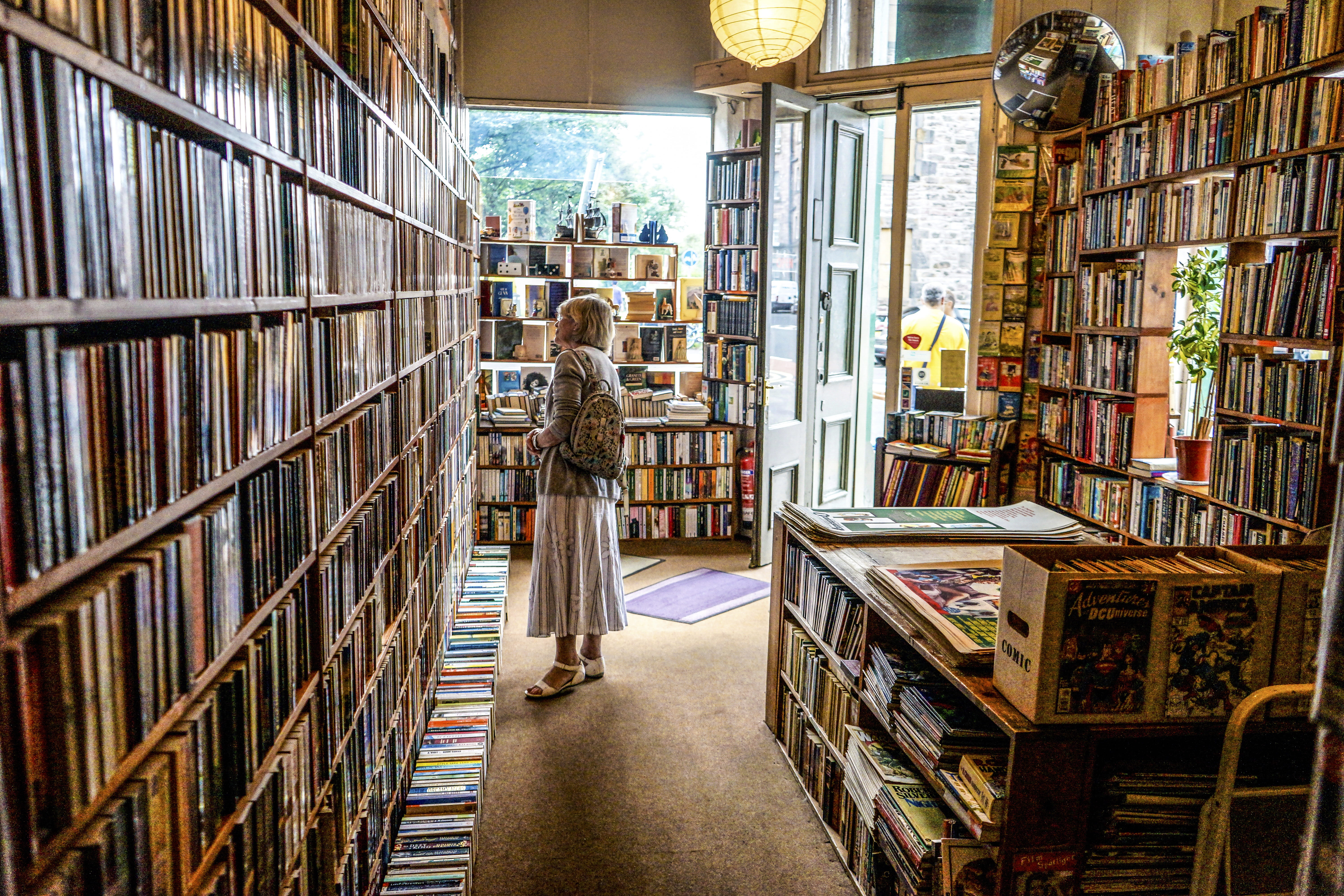 standing, books, room, variation, inside, choice, surrounded, reading, bookstore, skirt, education, bookshelf, indoors, bookshop, order, learning, full length, HD Wallpaper