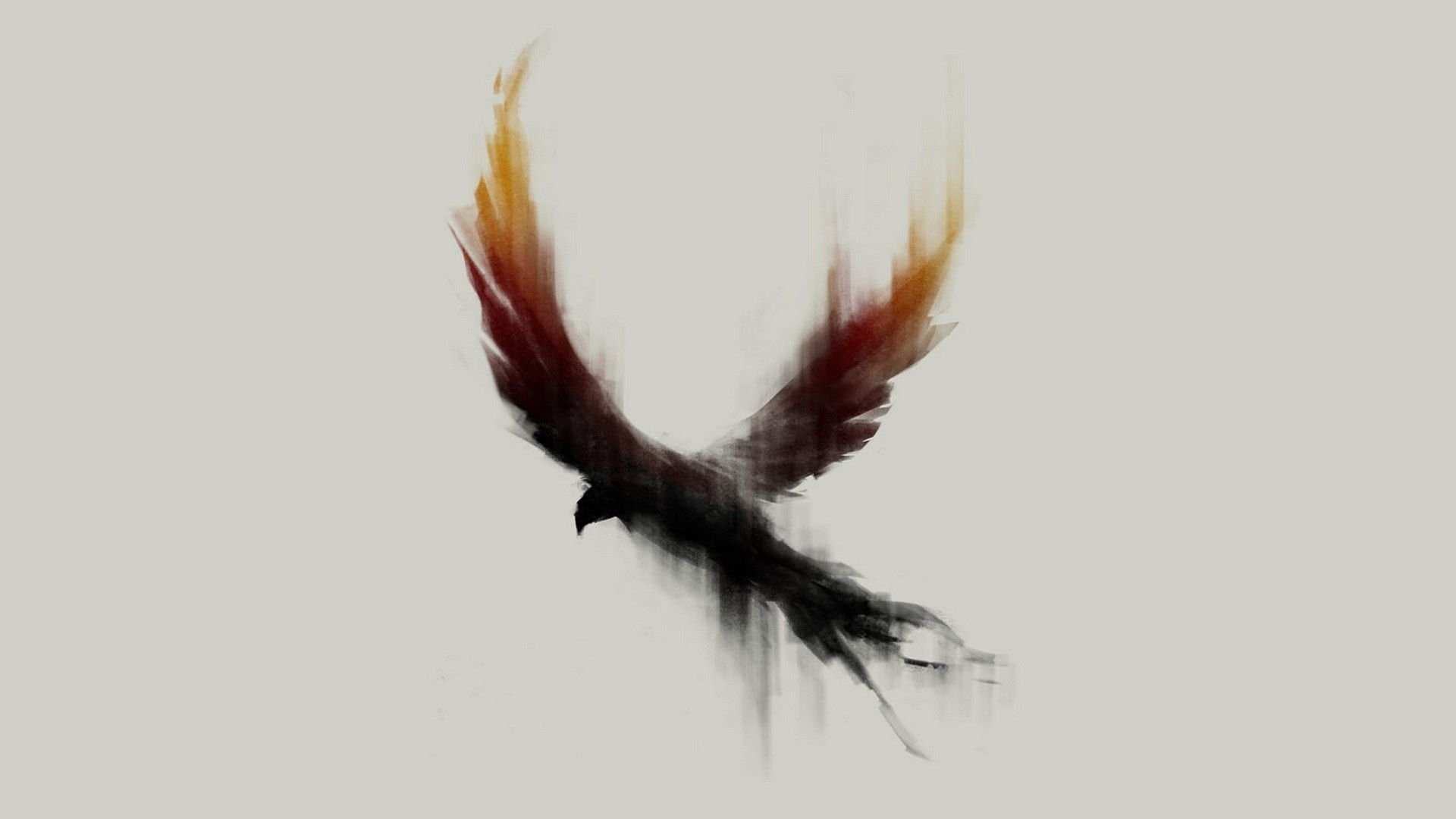 People, fantasy, artwork, mood, Dark, sorrow, 1080P, Sad, bird, love, Pheonix, HD Wallpaper