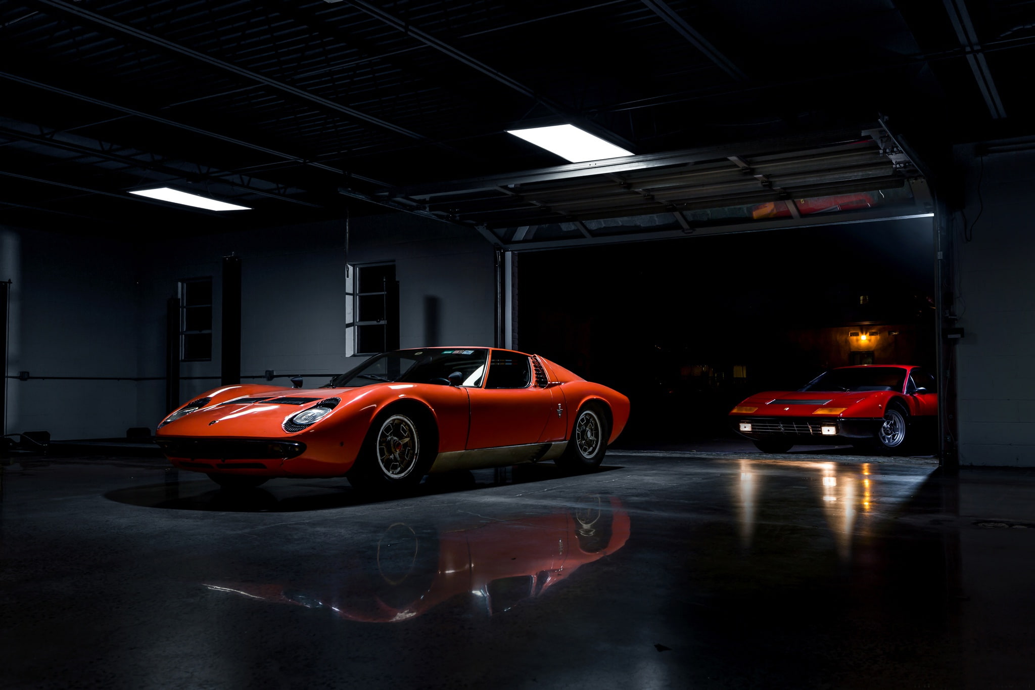 Ferrari 365 BB, 1080P, Lamborghini Miura, retro, HD Wallpaper