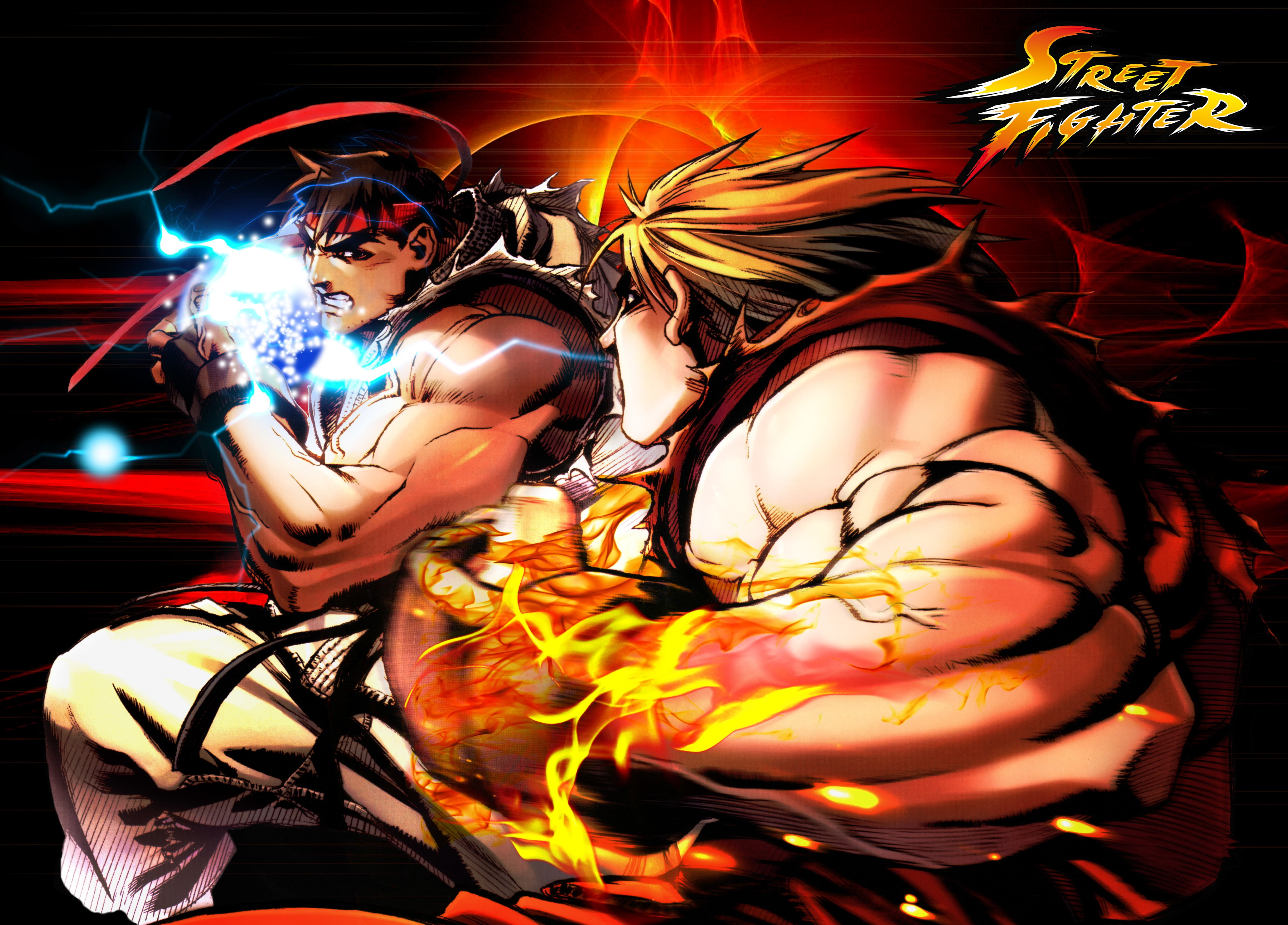 Ryu (Street Fighter), Ken (Street Fighter), Street Fighter, 4K, HD Wallpaper