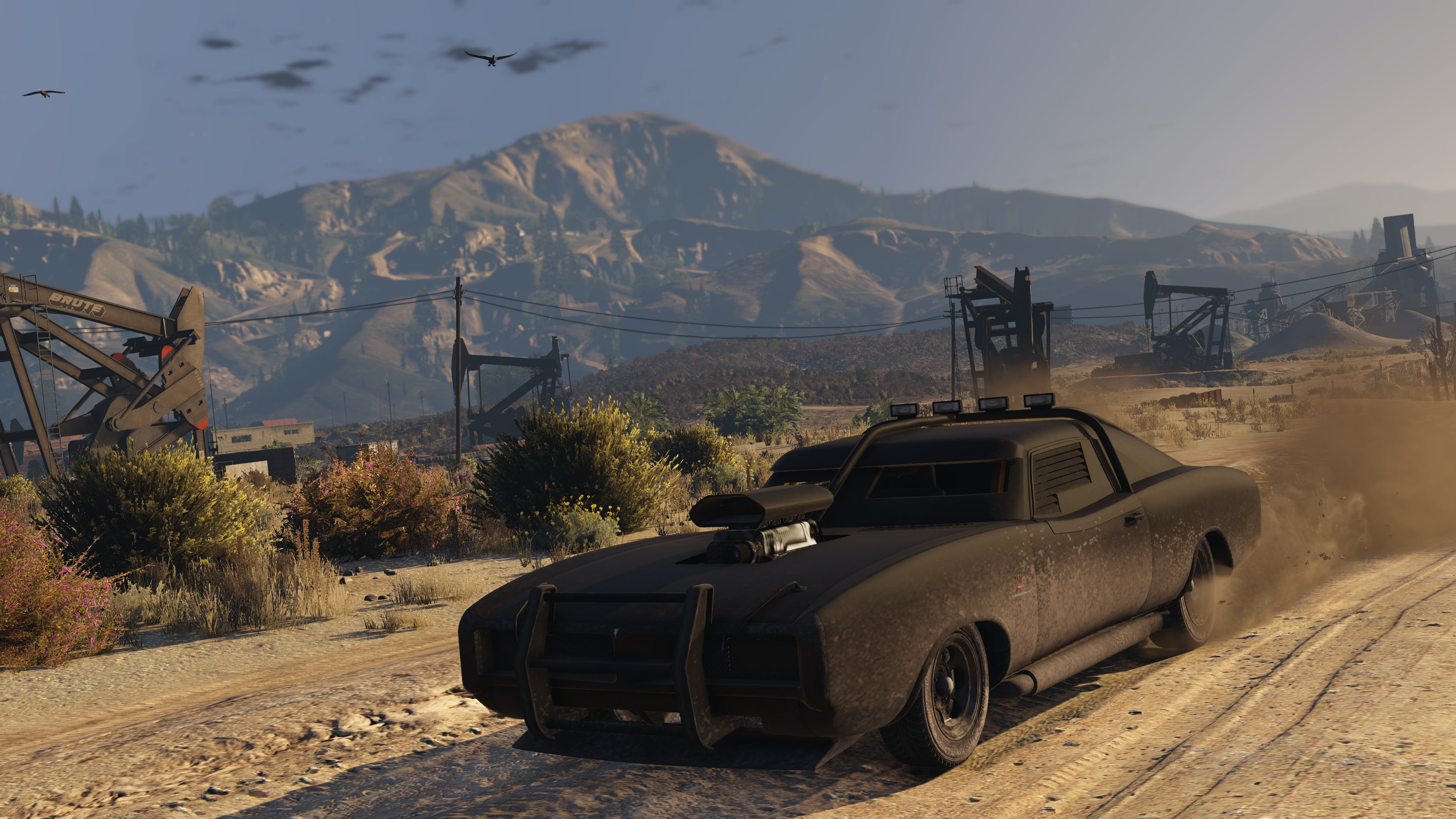 machine, 4K, San Andres, gta 5, duke, desert, HD Wallpaper
