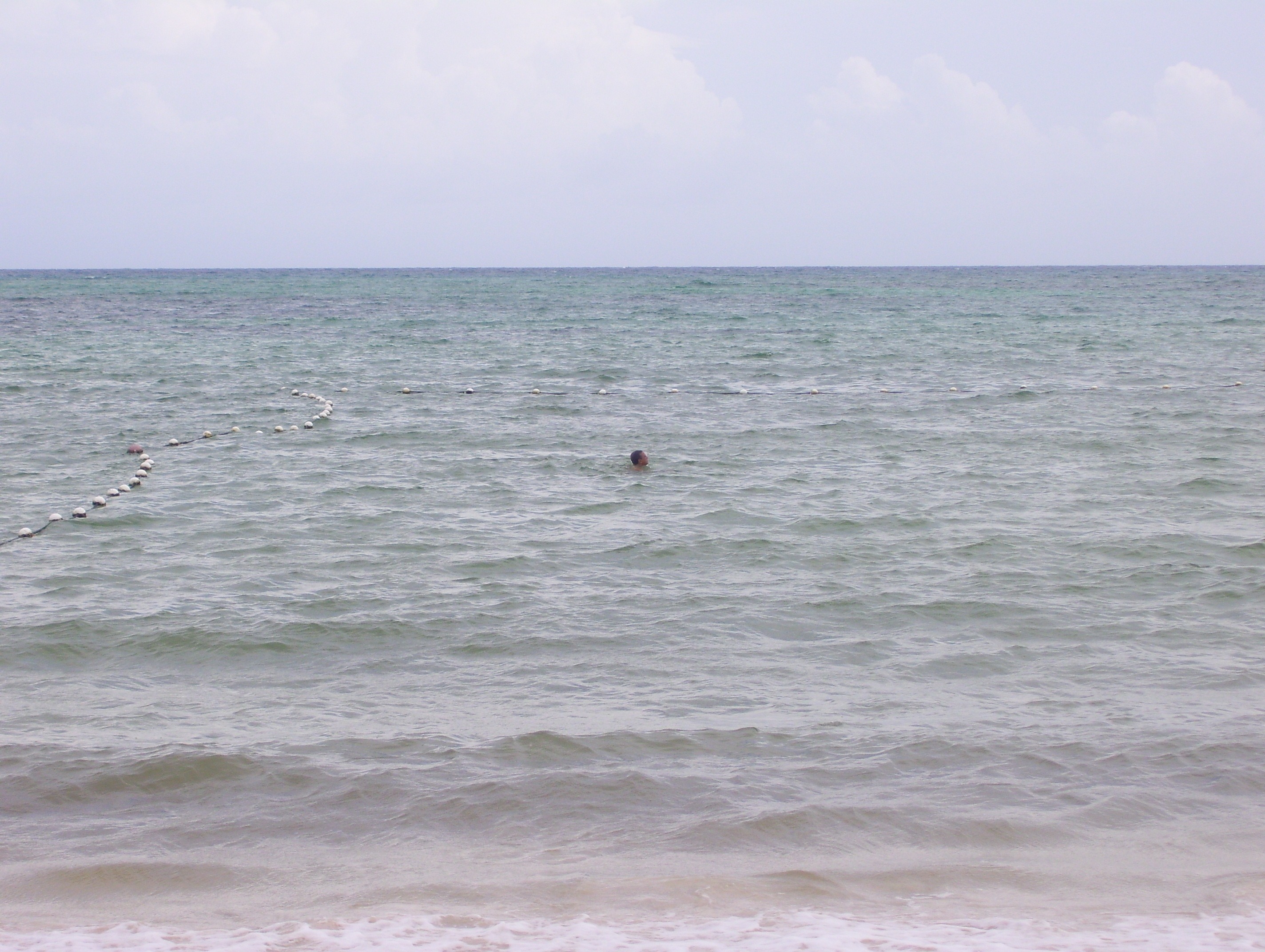 leisure activity, nature, colombia, beach, horizon, scenics - nature, tranquility, ocean, sky, caribbean, sea, day, motion, people, swimming, san andres islas, HD Wallpaper