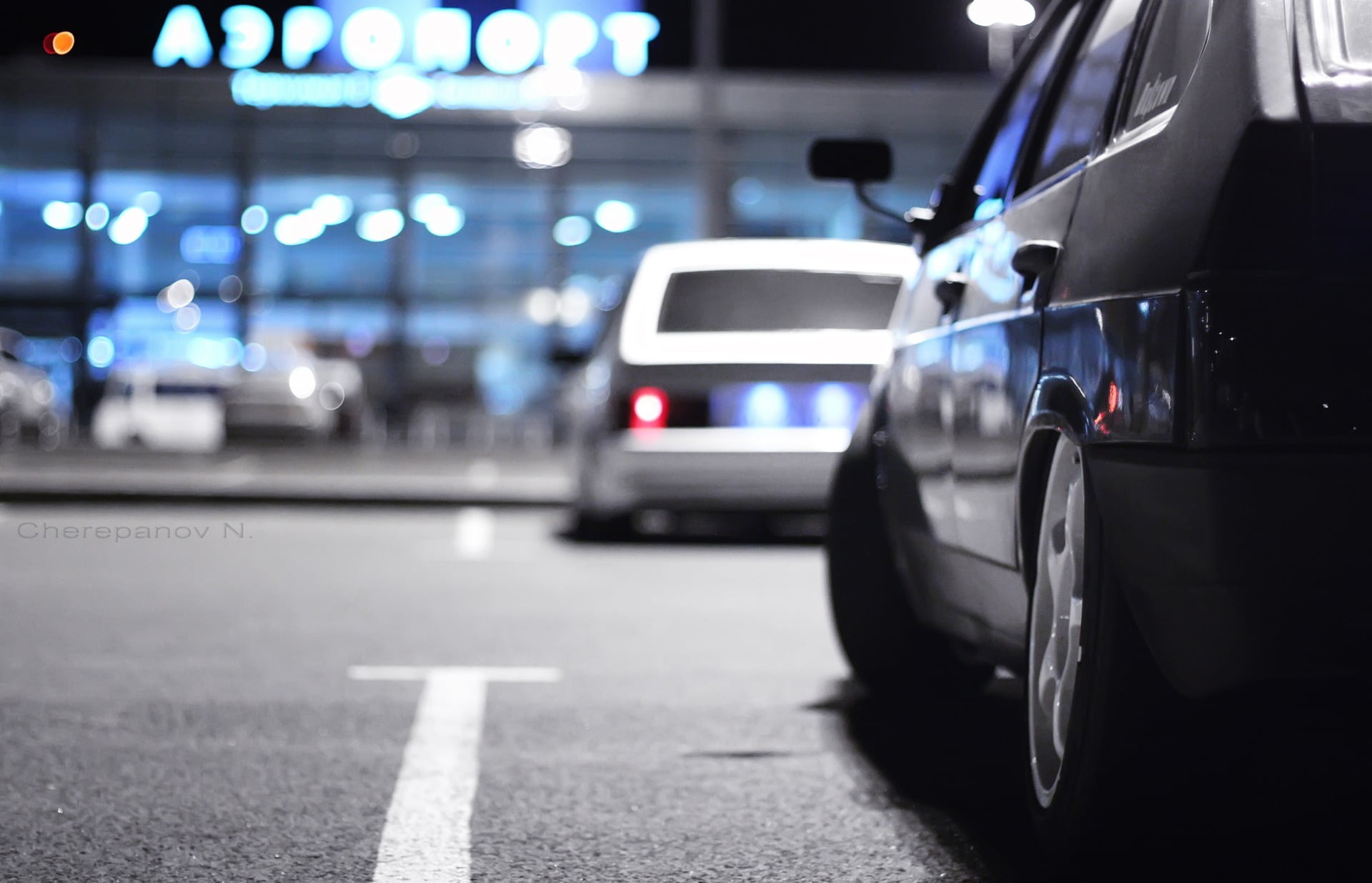 sign, outdoors, night, dividing line, symbol, sedan, blurred Motion, black, Parking, no People, highway, driving, street, land Vehicle, marking, city, motion, HD Wallpaper