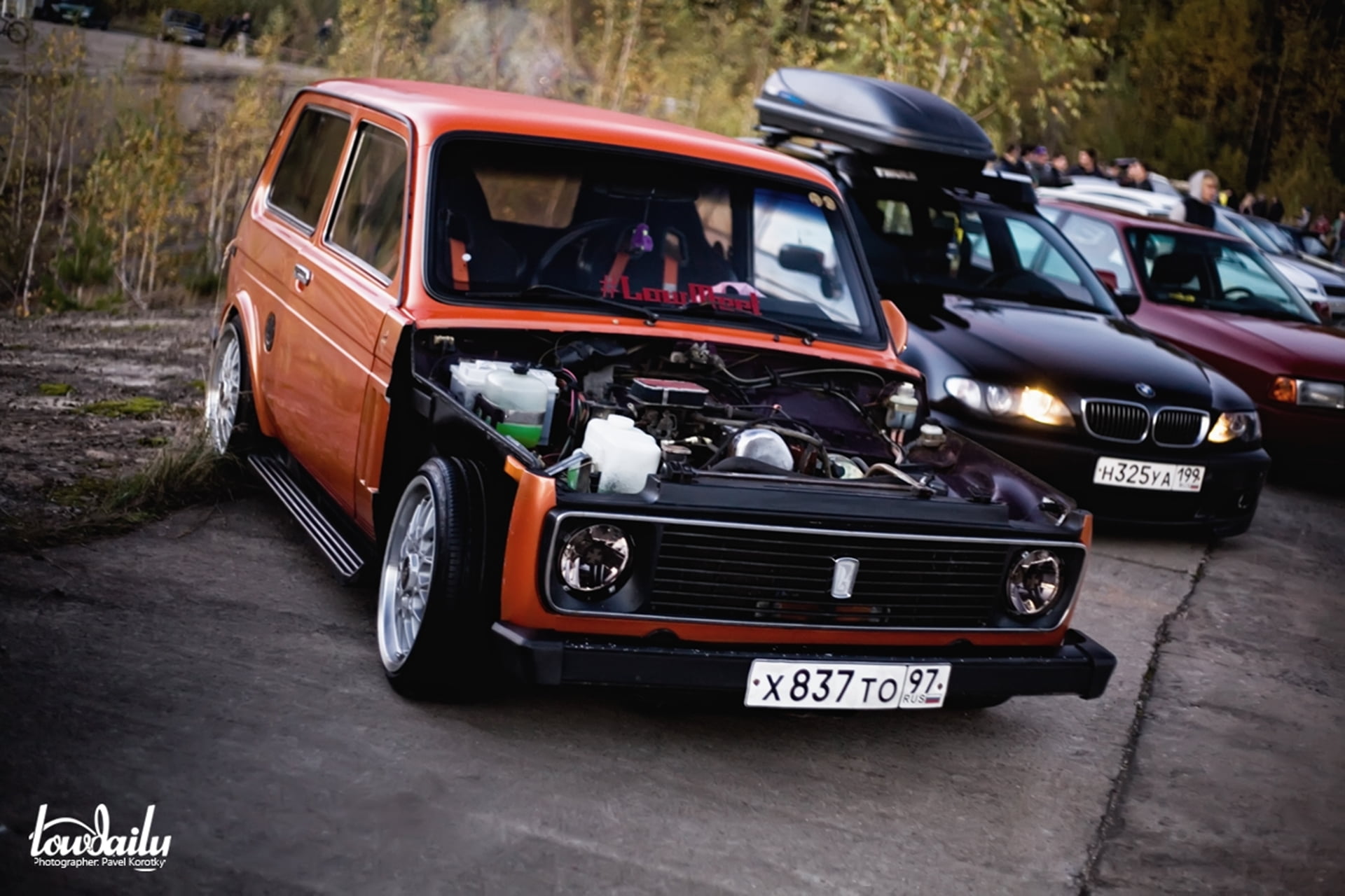 new, engine, Niva, side View, reflection, motor Vehicle, stationary, transportation, parking Lot, old, mode of Transport, hatchback, luxury, mini Cooper, HD Wallpaper