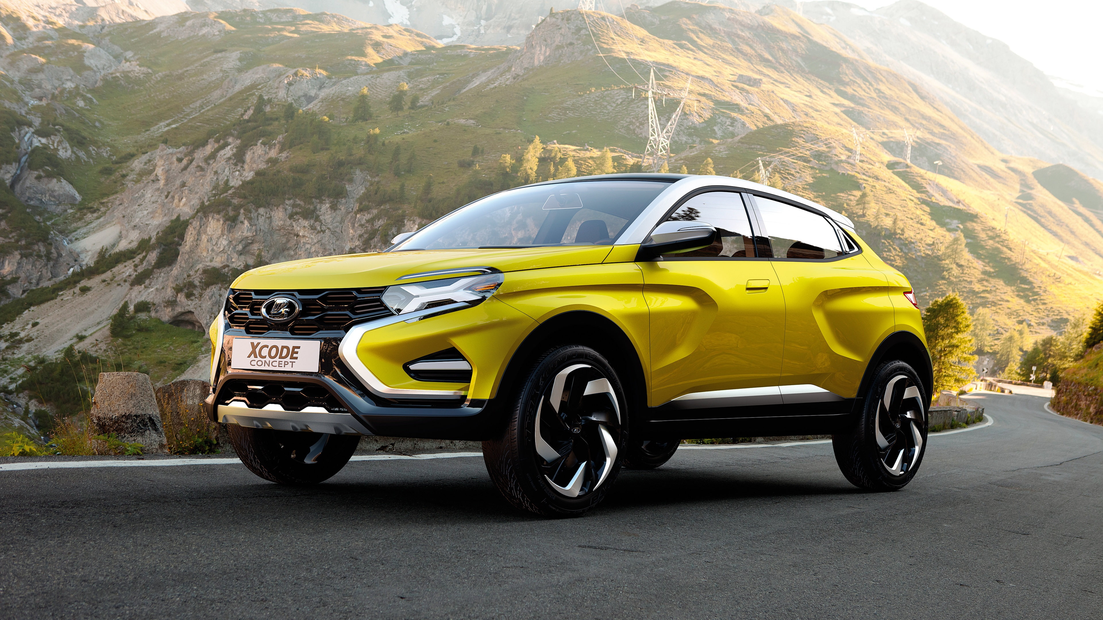 Green, XCode, Car, Lada, SUV, Concept, 4K, HD Wallpaper