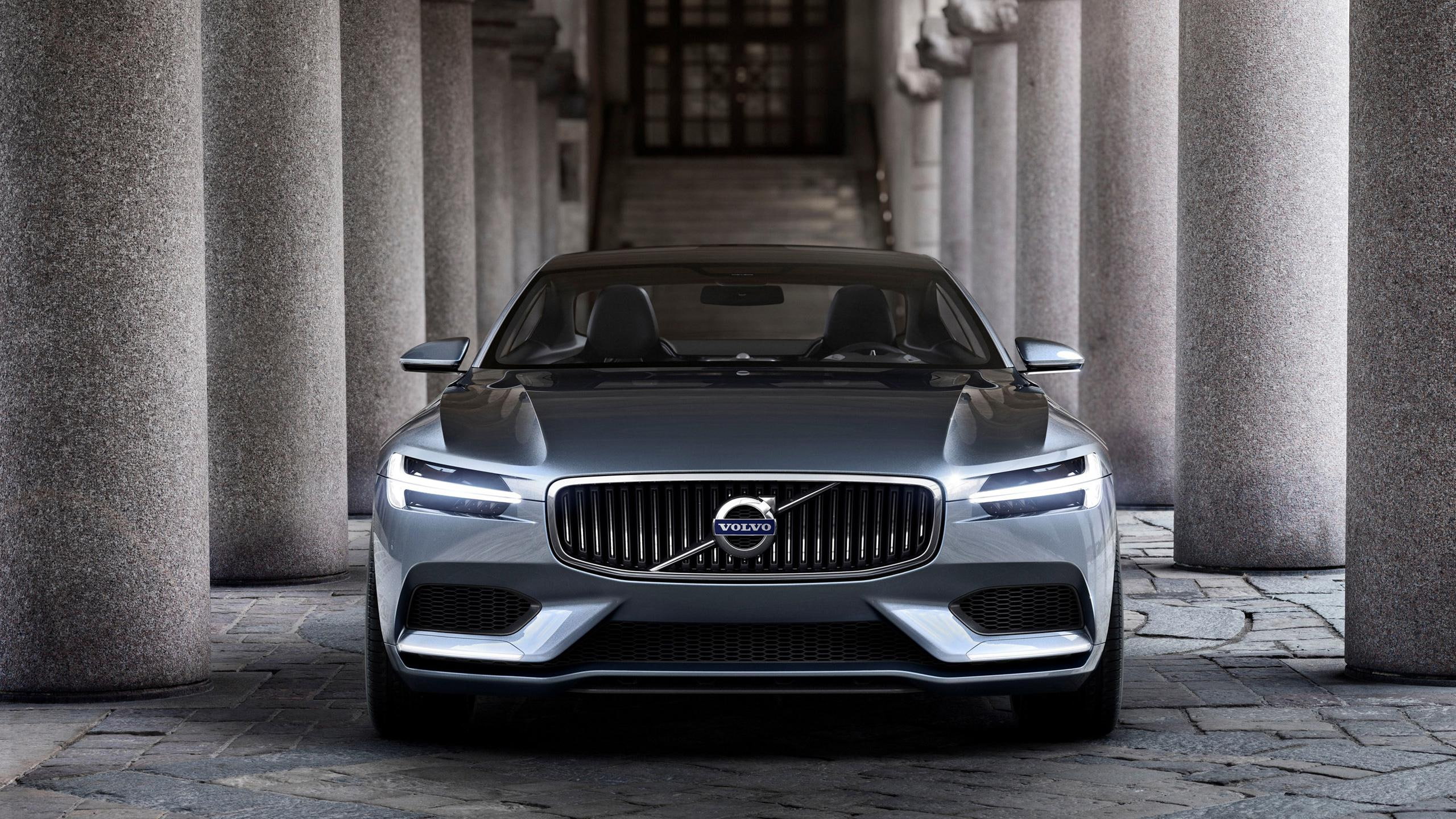 volvo, car, 2K, coupe, 2015, cars, concept, silver, HD Wallpaper