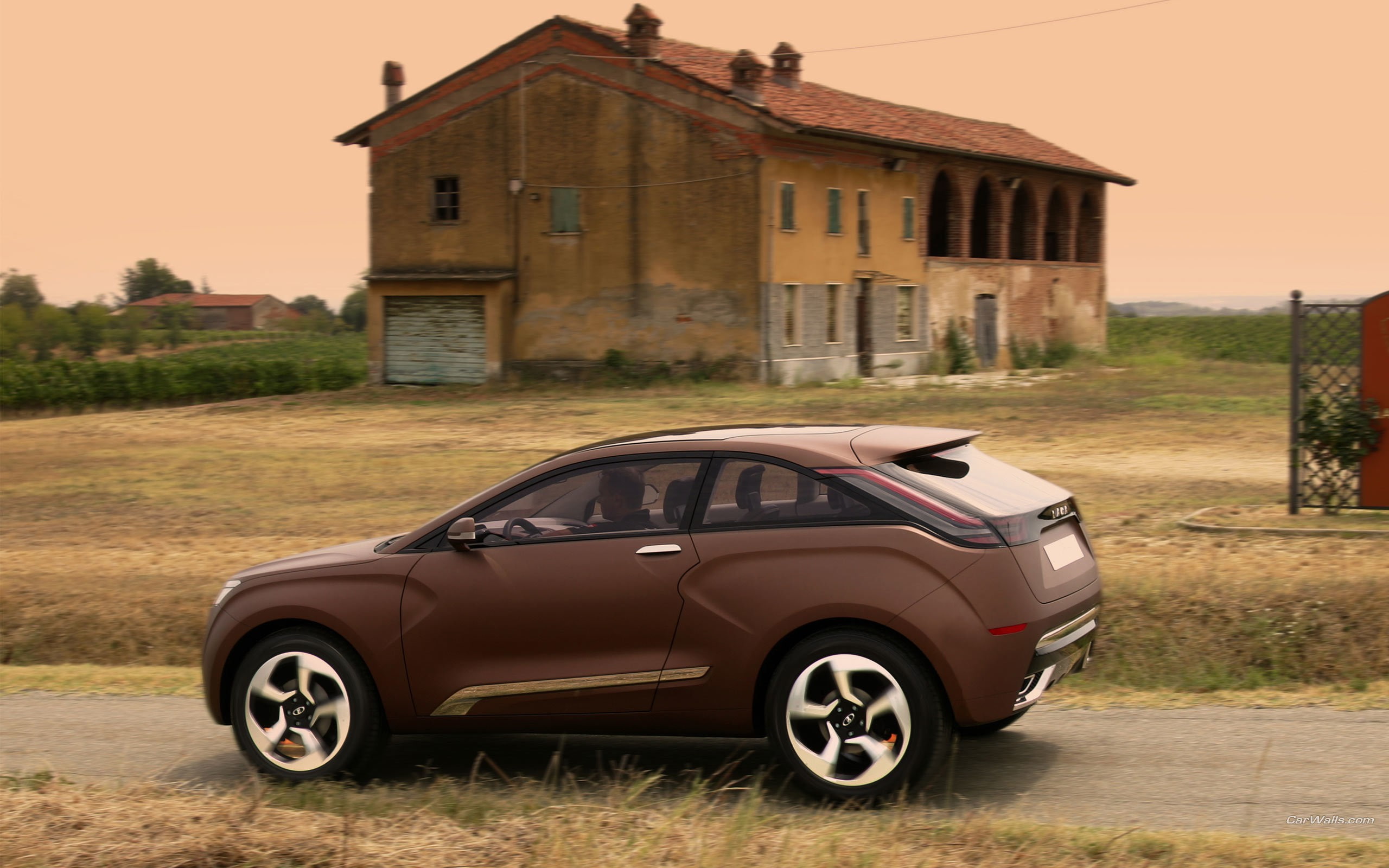 ray, XRay, x, brown, door, Concept, crossover, 2K, X-Ray, hatchback, Lada, HD Wallpaper