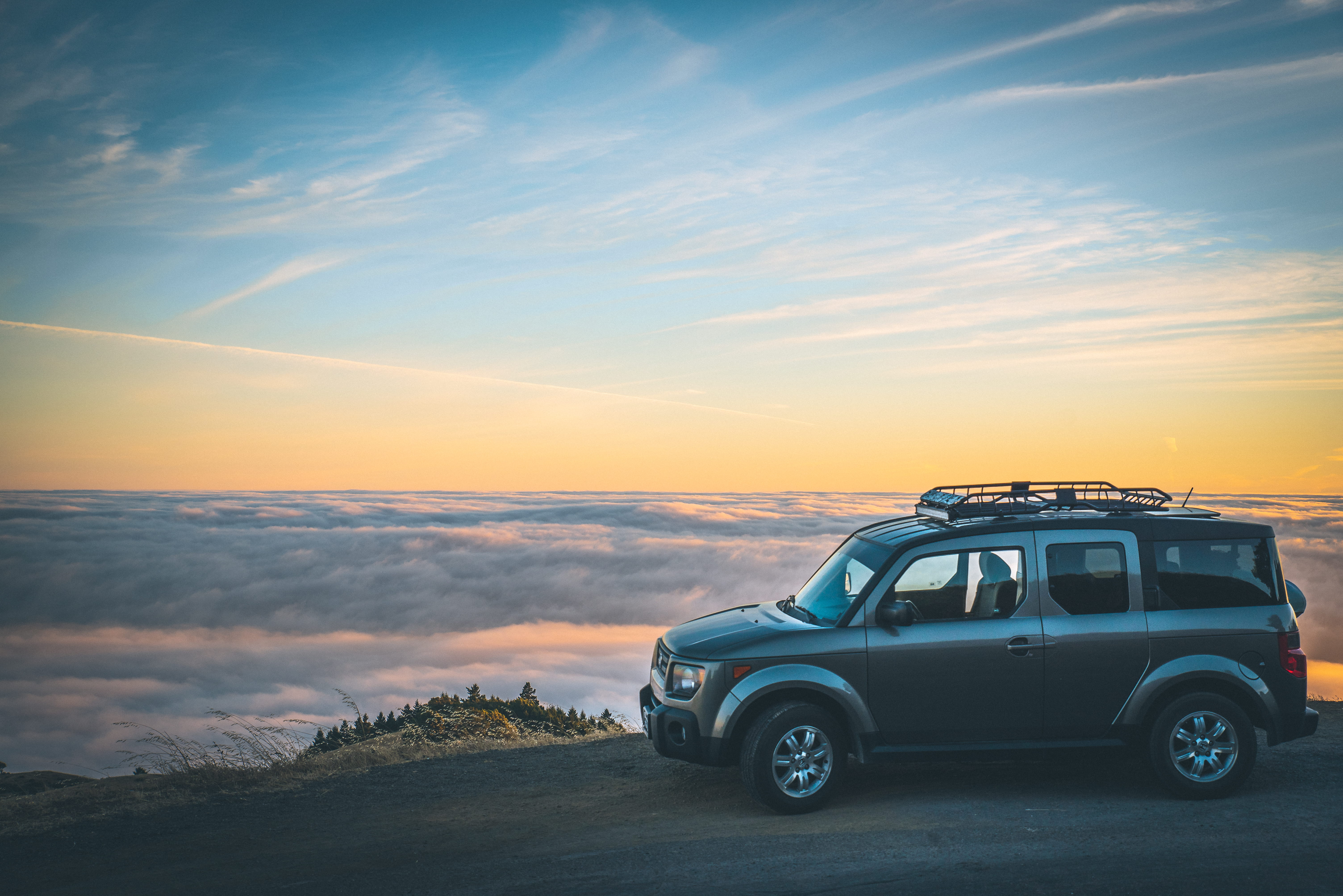 californium, sunset, land Vehicle, transportation, summer, tourist, no People, explore, extreme Terrain, dusk, vanlife, car, sports Utility Vehicle, HD Wallpaper