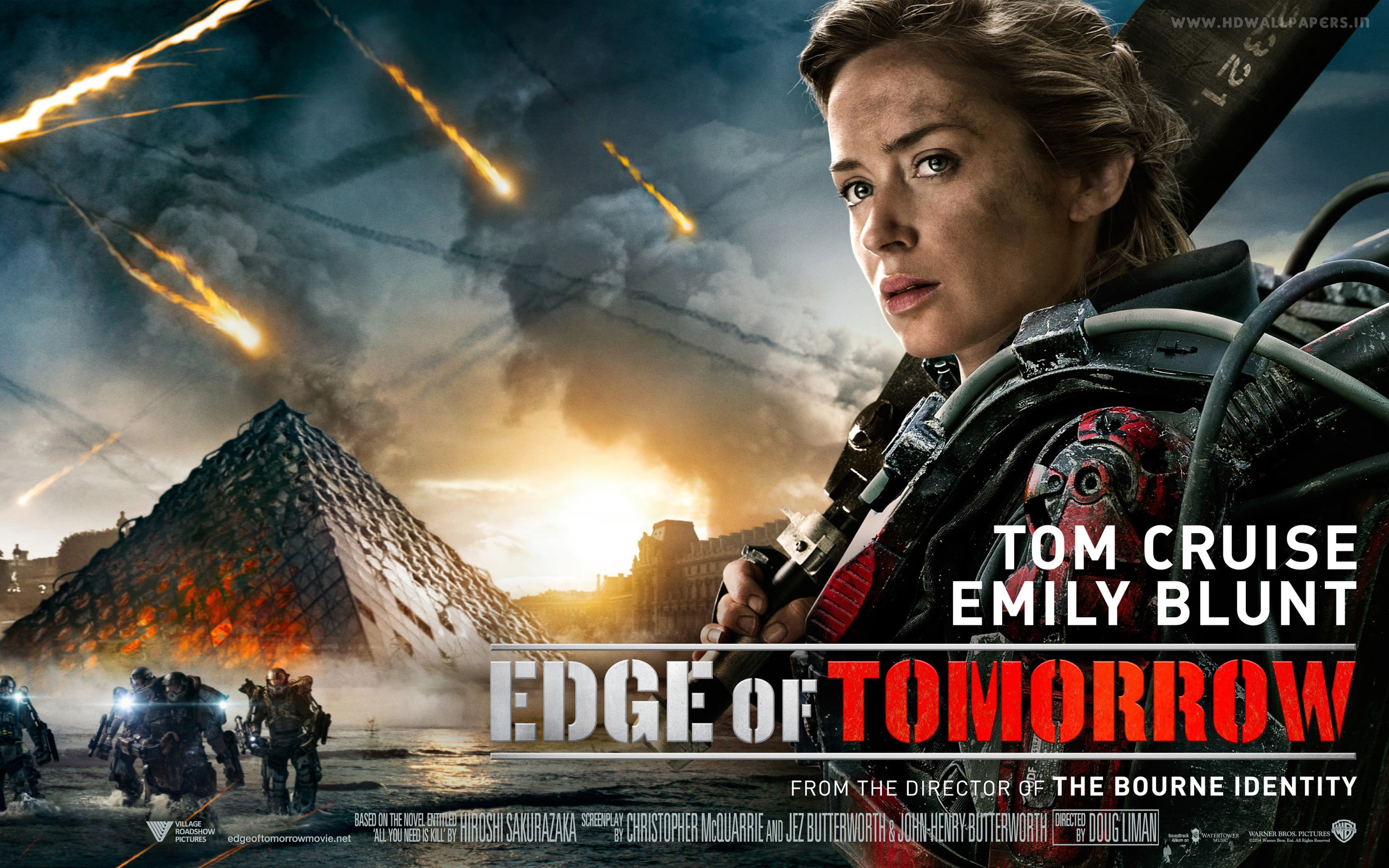 movie, edge, 2K, blunt, tomorrow, emily, HD Wallpaper