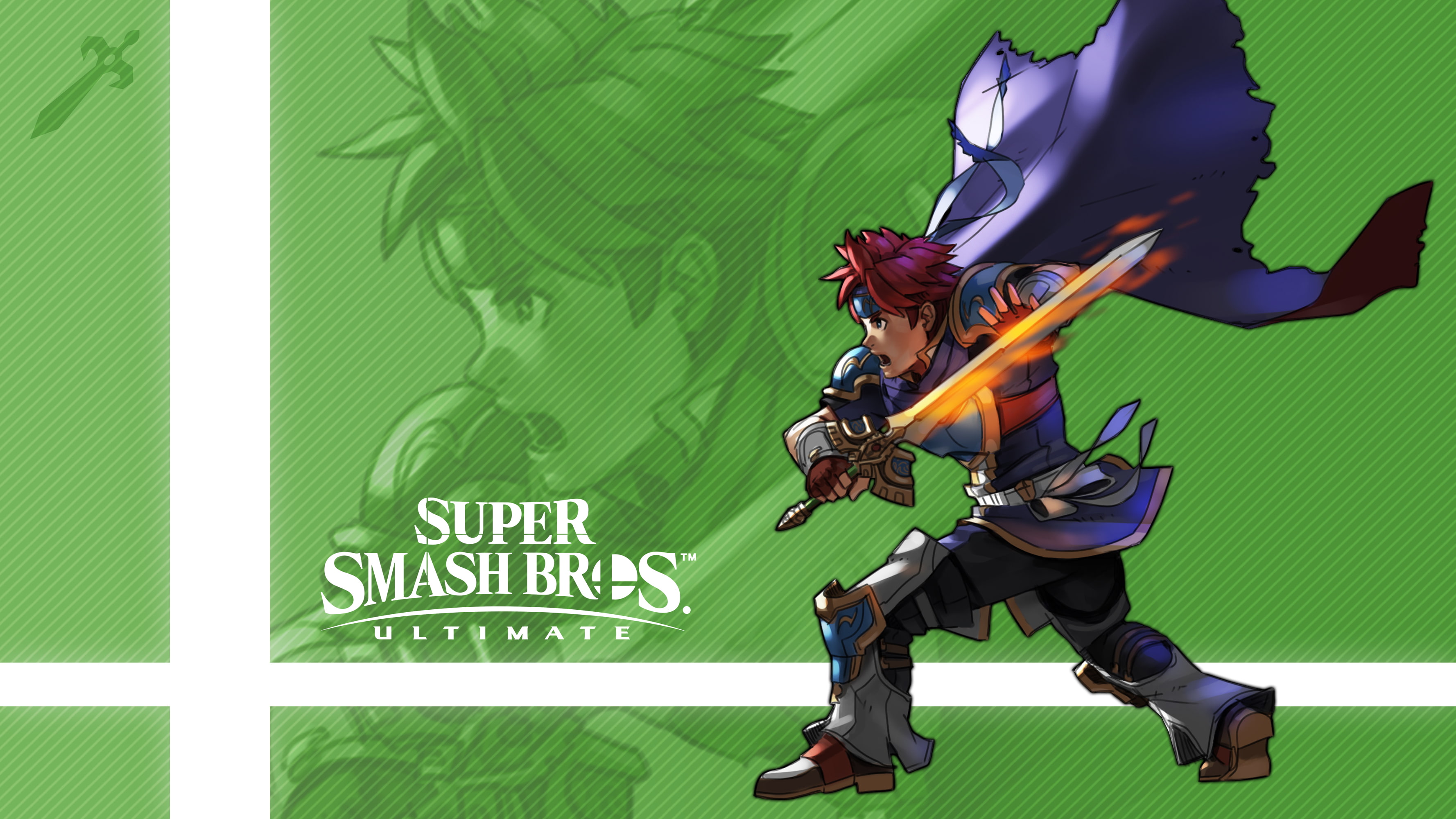 Super Smash Bros. Ultimate, Video Game, 2K, Roy (Fire Emblem), HD Wallpaper
