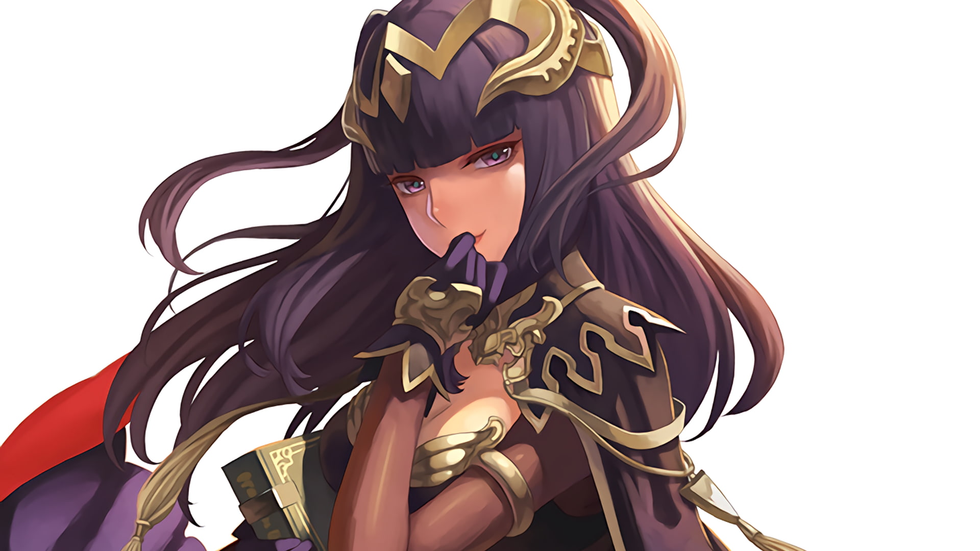 studio shot, front view, cut out, indoors, waist up, adult, real people, one person, white background, Fire Emblem, helmet, 1080P, anime, young adult, HD Wallpaper