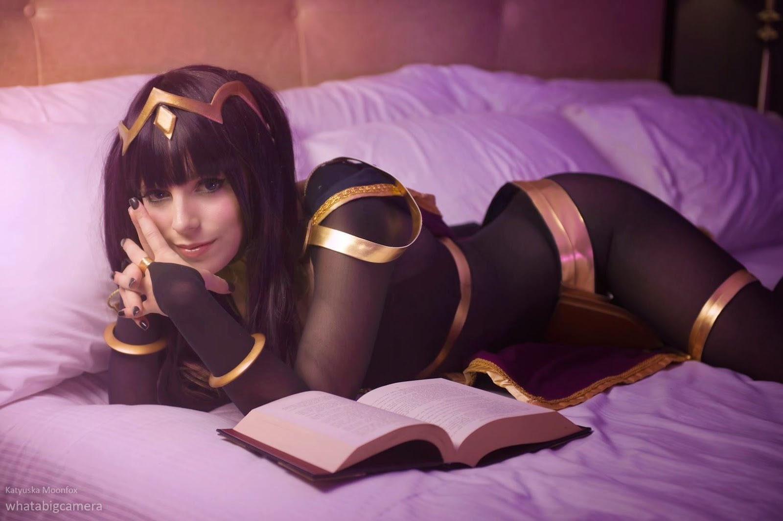 Katyuska Moonfox, model, Fire Emblem, Tharja, cosplay, Fire Emblem: Awakening, 720P, women, HD Wallpaper