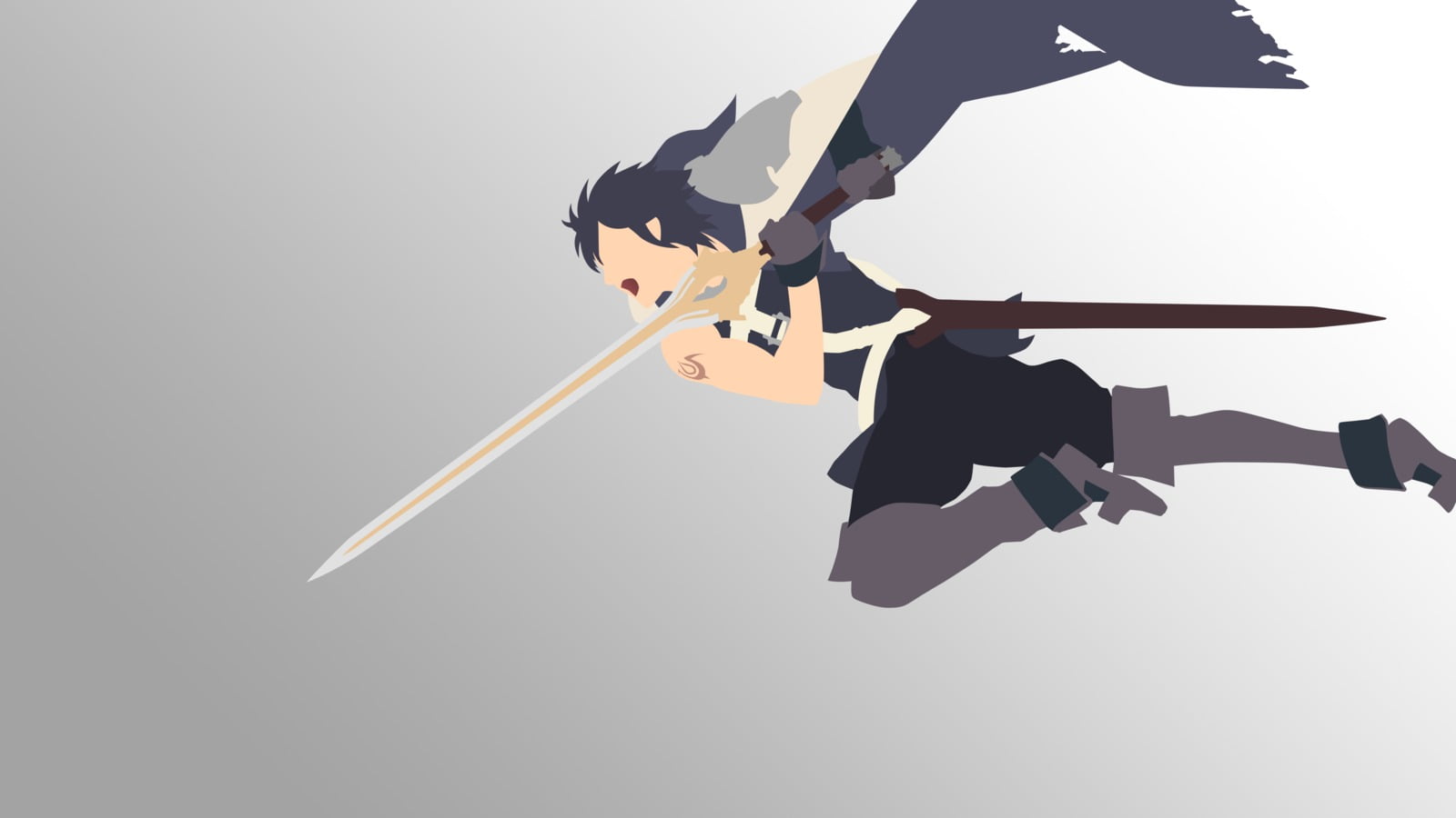 low section, speed, lifestyles, sword, motion, anime vectors, graphic, studio shot, minimalism, vitality, recreational pursuit, leisure activity, 720P, HD Wallpaper