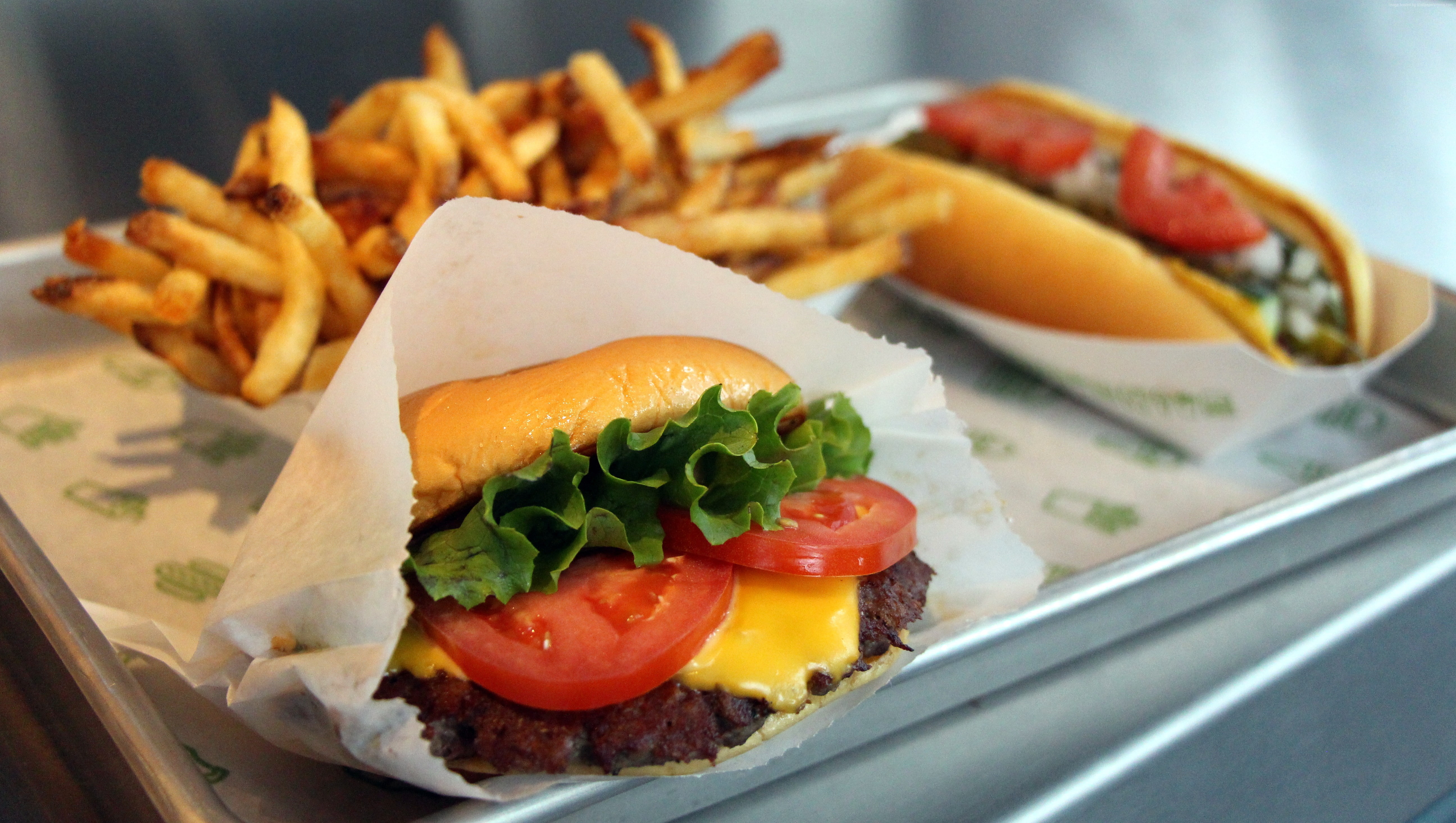food, cheese, ready-to-eat, snack, tomato, potato, burger, bread, tomatoes, hot dogs, meat, freshness, steak, meal, french fries, hamburger, tray, fast food, HD Wallpaper