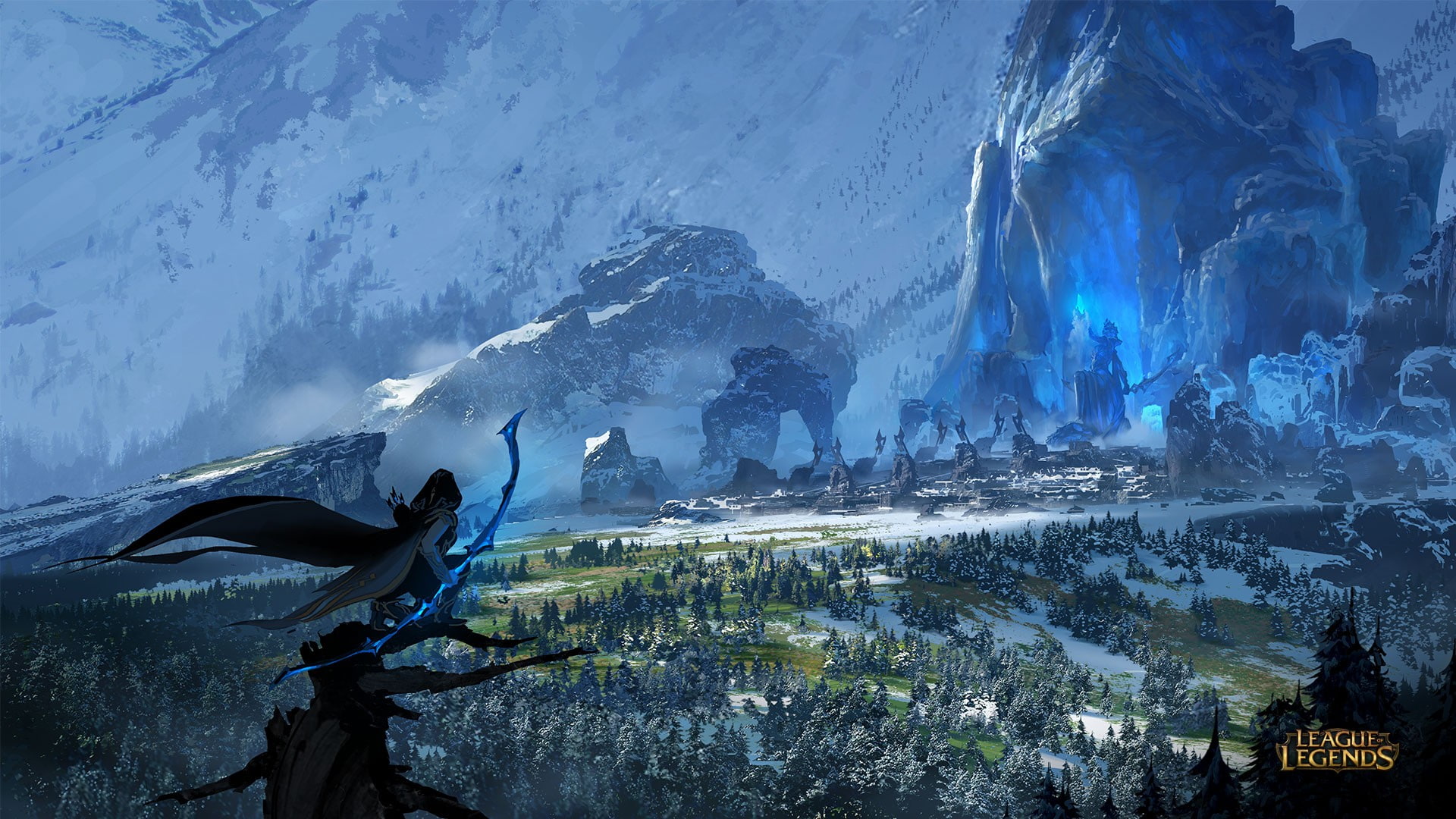 Runeterra, video games, 1080P, Ashe, League of Legends, HD Wallpaper