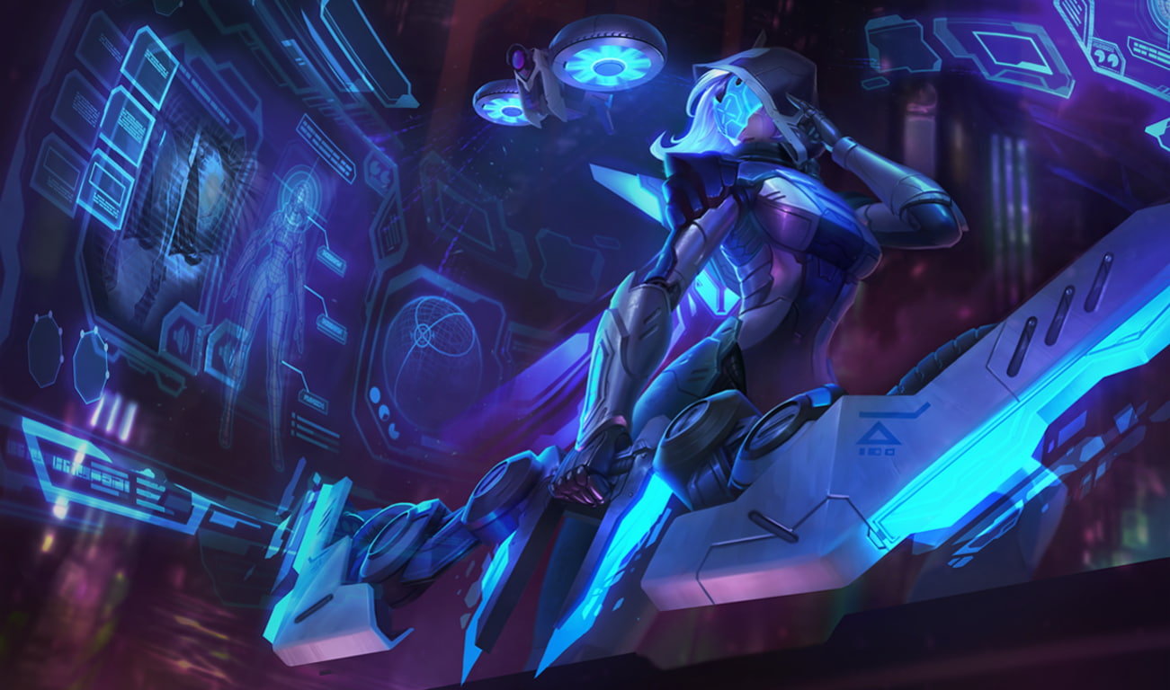 Ashe (League of Legends), Project Skins, drone, League of Legends, bow, 720P, Ashe, HD Wallpaper