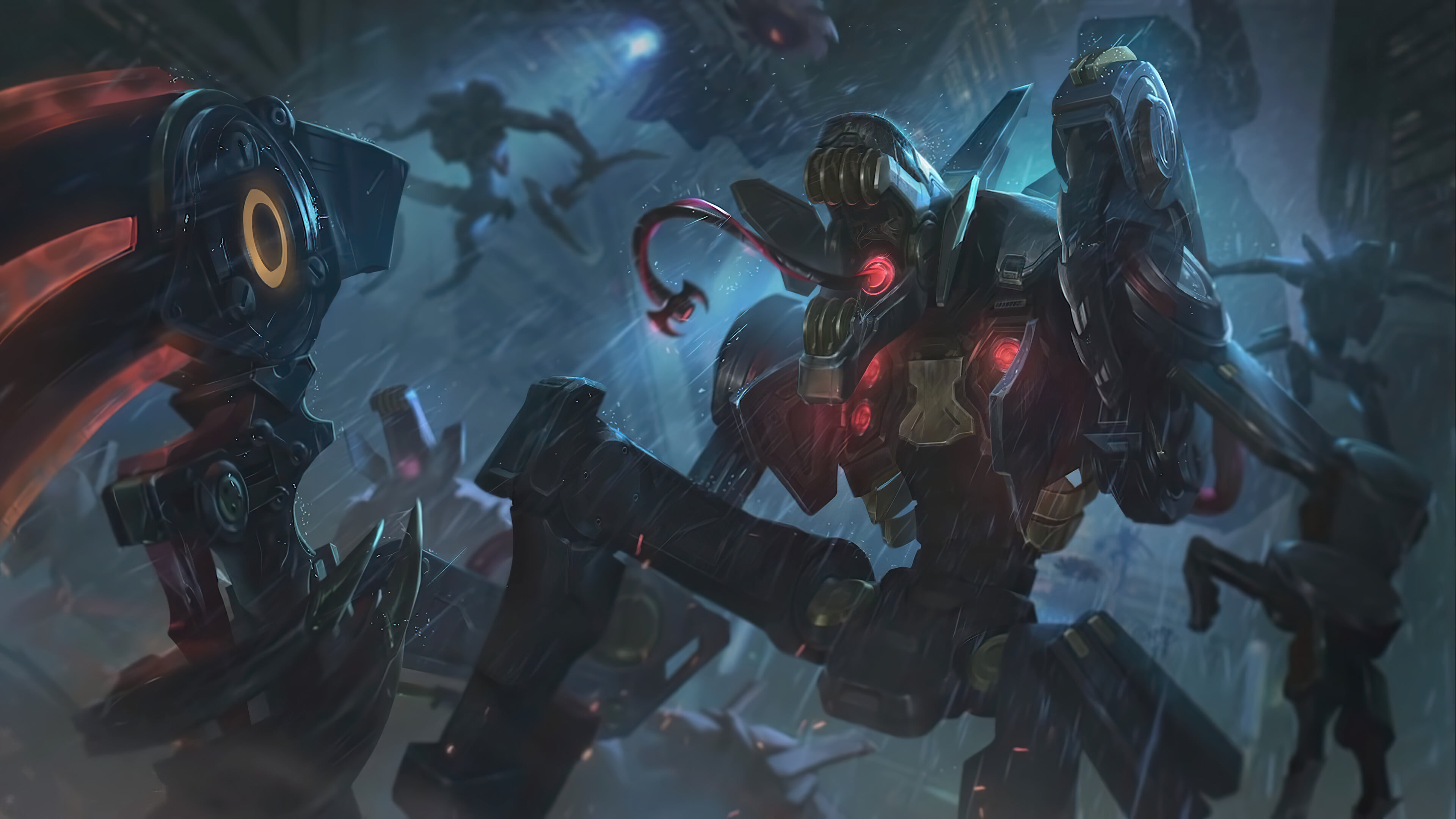 robot, 4K, Fiddlesticks, League of Legends, Riot Games, HD Wallpaper