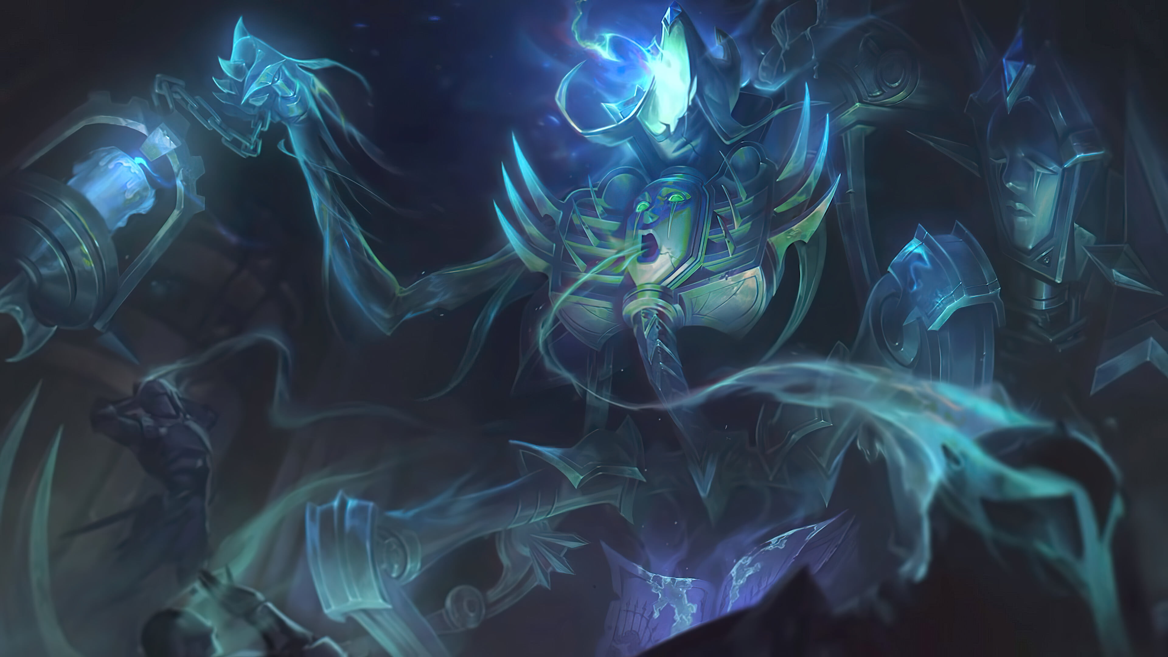 ghost, 4K, League of Legends, Riot Games, Fiddlesticks, HD Wallpaper