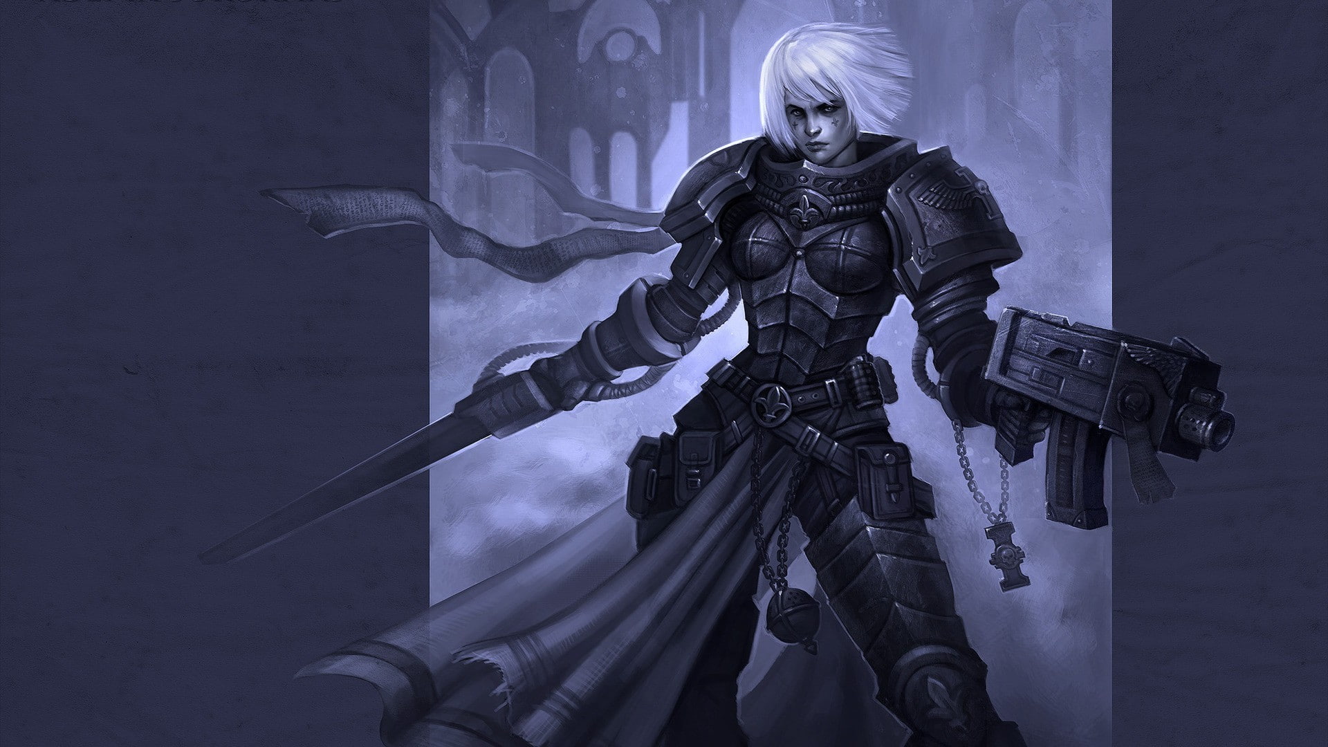 Sisters of Battle, Warhammer 40, 1080P, 1920x1080 px, HD Wallpaper