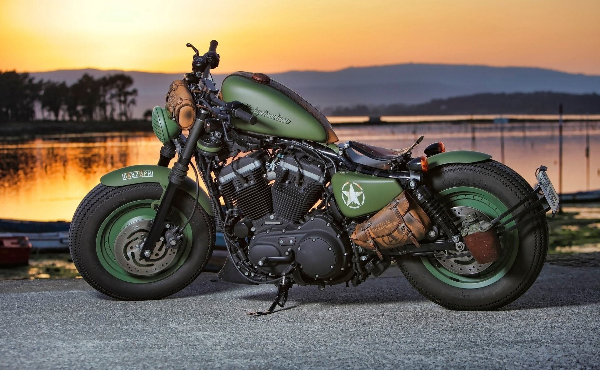 Motorcycle, Harley-Davidson, Harley-Davidson Sportster, 1080P, HD Wallpaper