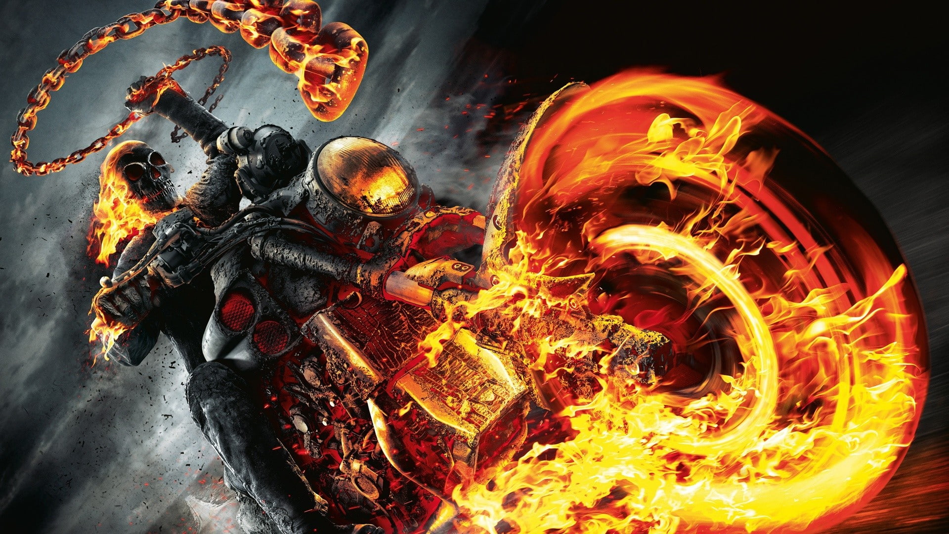 rider, hd, 1080P, comics, ghost, HD Wallpaper