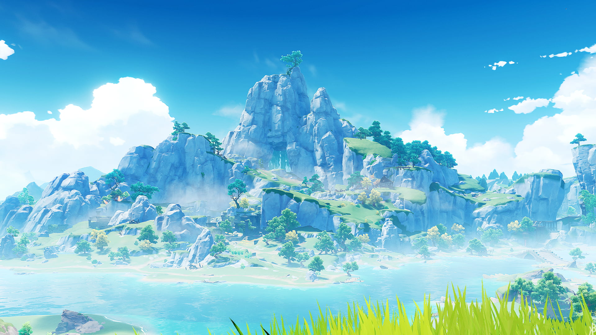1080P, landscape, Genshin, Genshin Impact, video games, HD Wallpaper