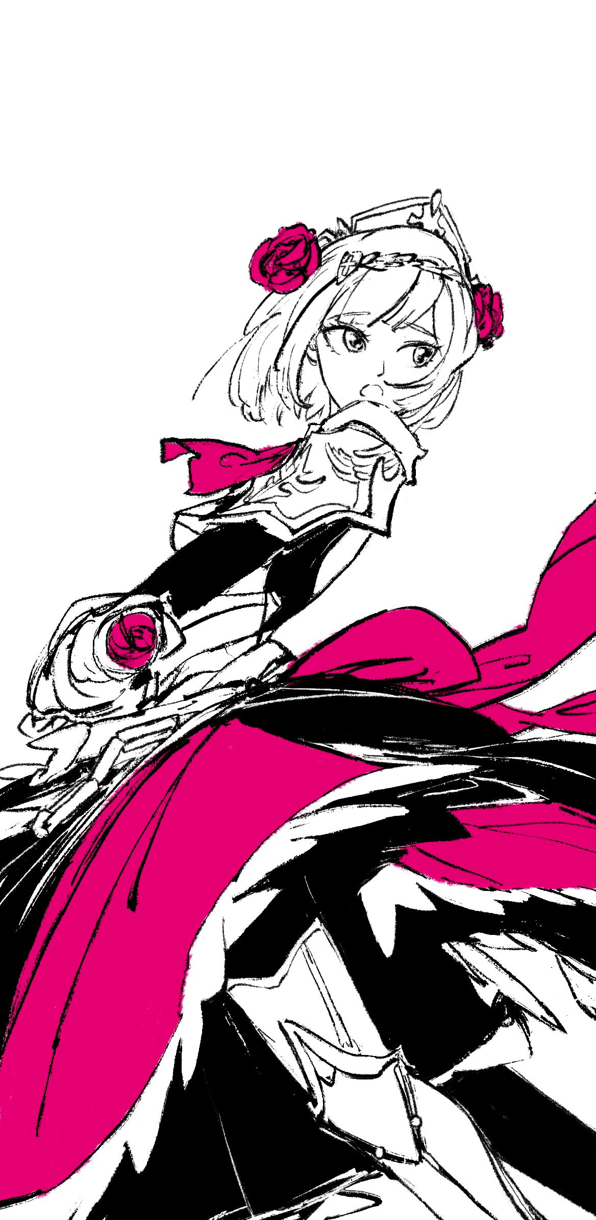 fictional characters, 1080P, Genshin Impact, cola head, Noelle (Genshin Impact), Phone HD Wallpaper