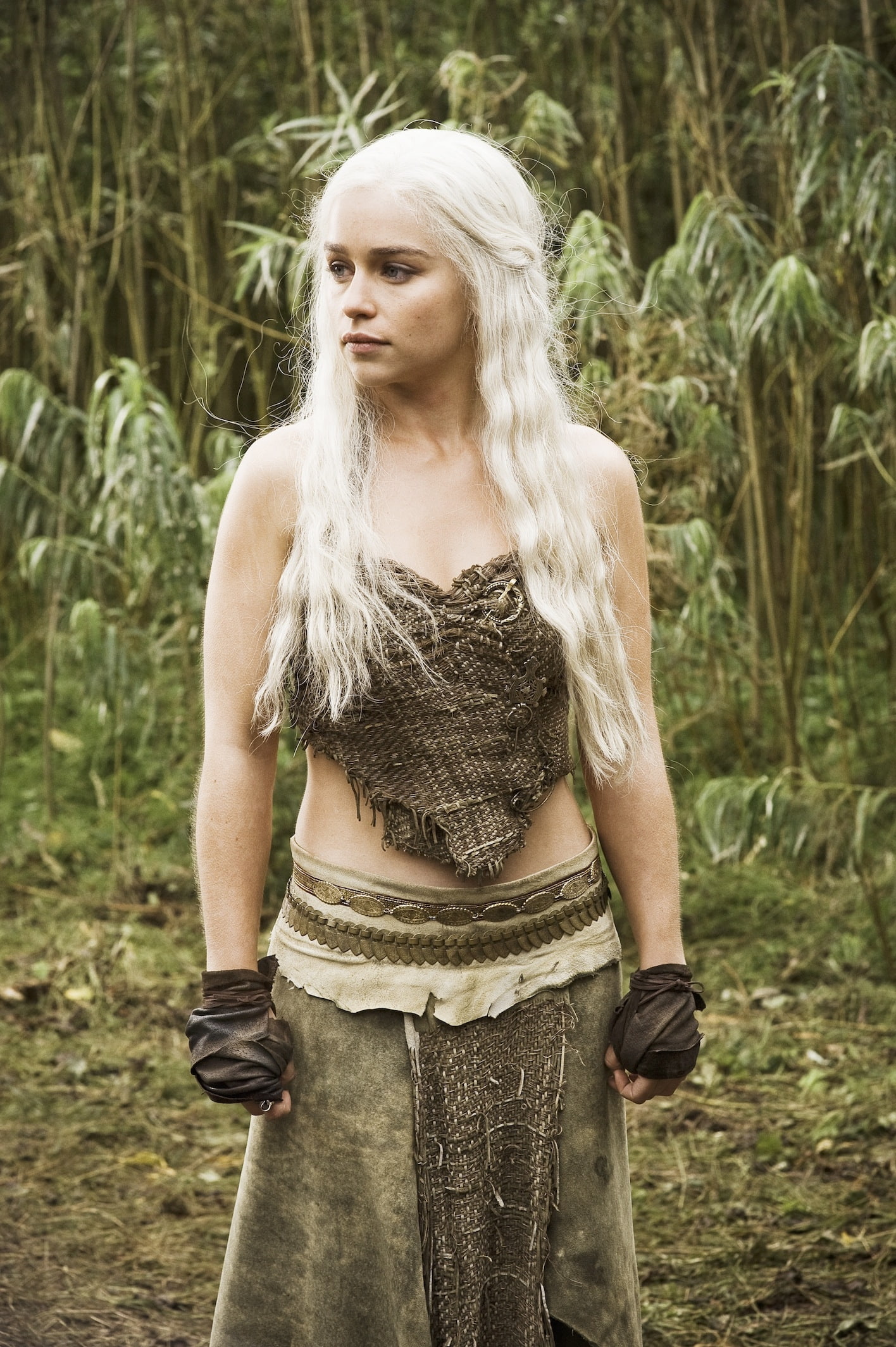 clarke, game, targaryen, entertainment, tv, x, house, art, series, women, 1080P, emilia, blondes, hd, thrones, Phone HD Wallpaper