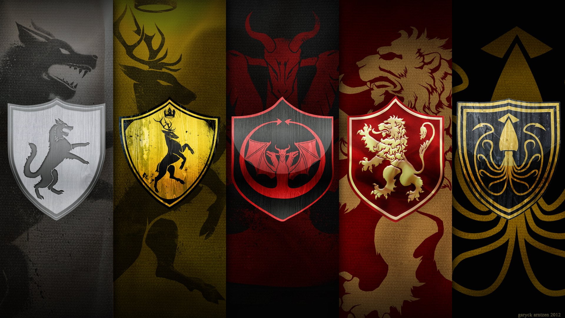 flag, star shape, pattern, night, textile, art and craft, architecture, stark, red, wall - building feature, lannister, celebration, cultures, front view, HD Wallpaper
