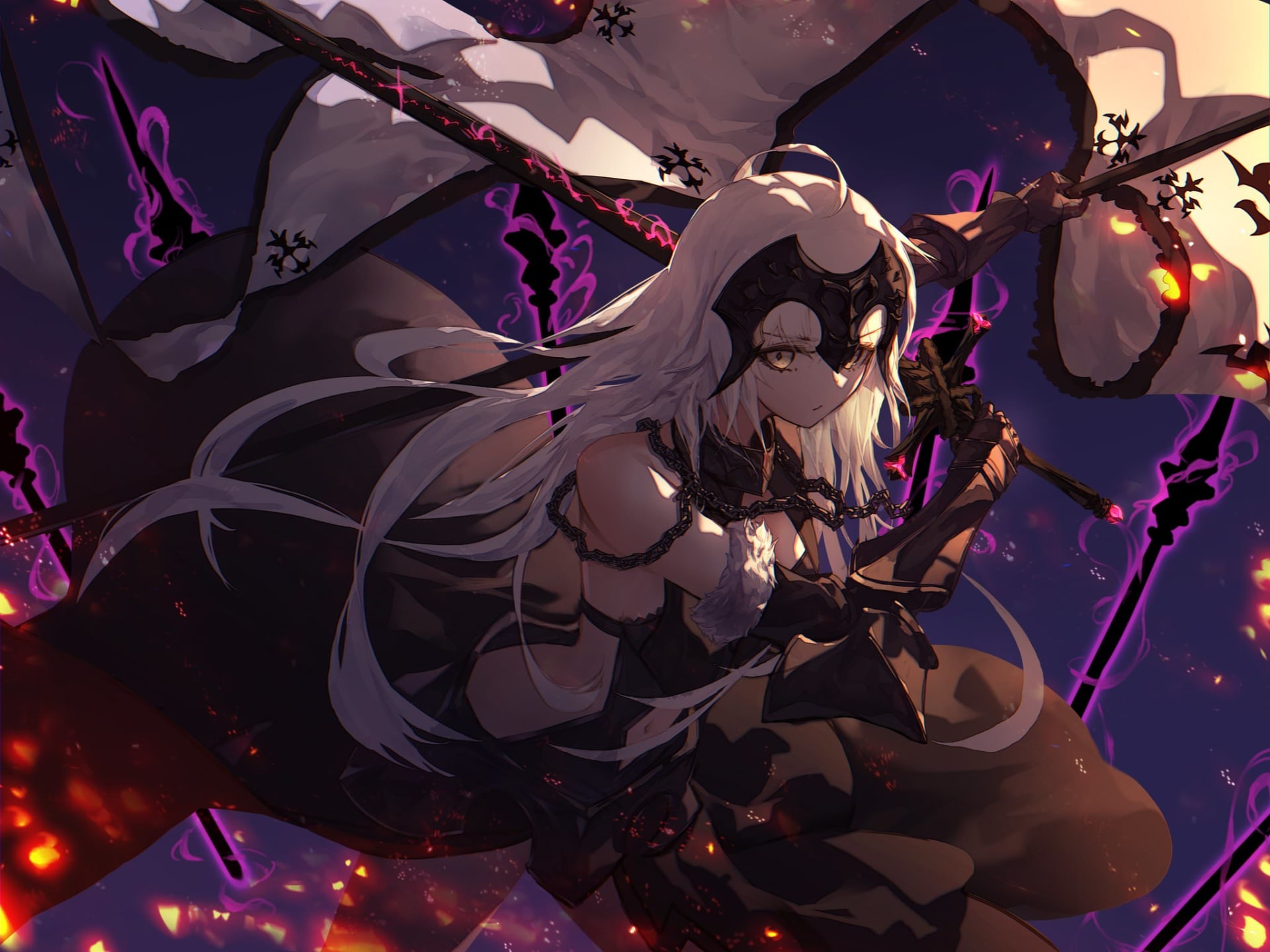 Jeanne dArc Alter, Fate/Grand Order, 1080P, Fate Series, Avenger (Fate/Grand Order), HD Wallpaper