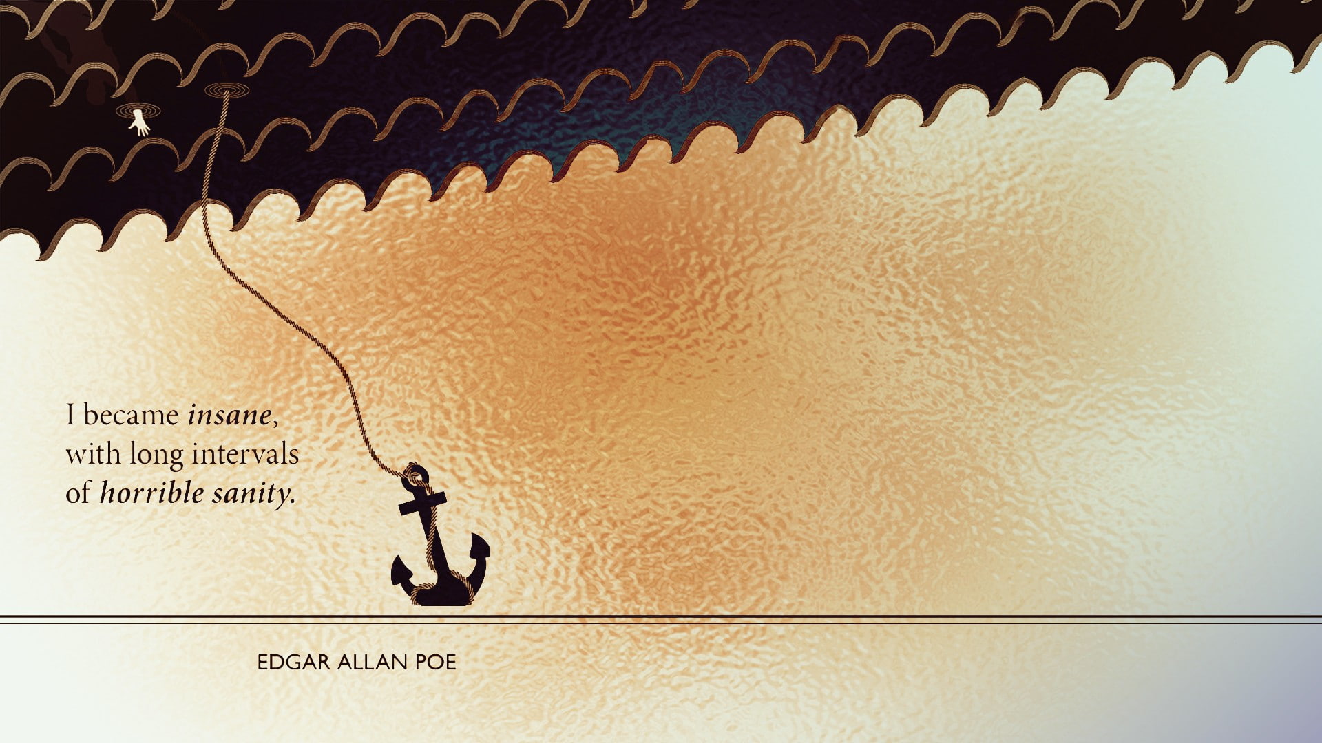 quote, Edgar Allan Poe, Book quotes, 1080P, artwork, HD Wallpaper