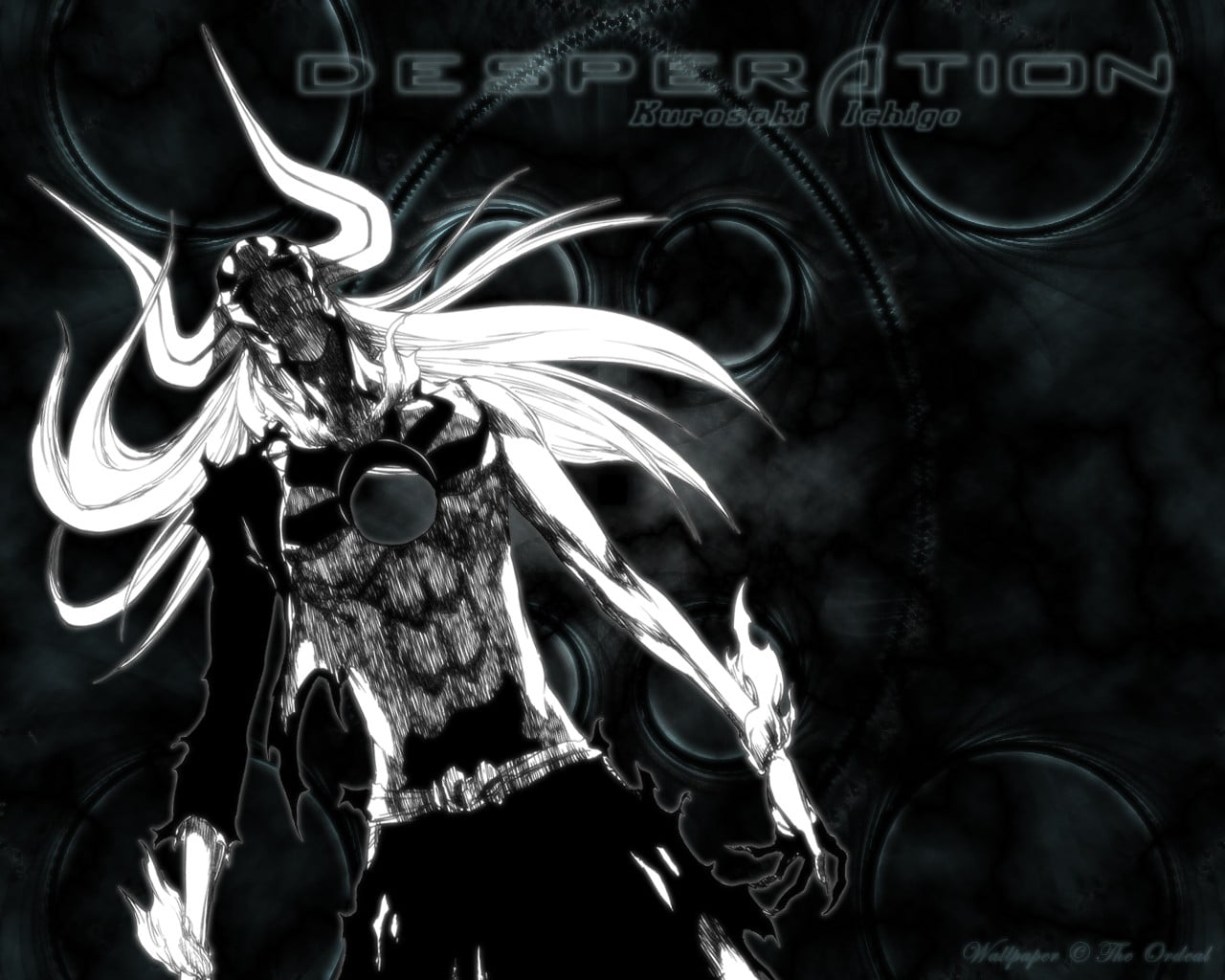 monochrome, digital, Bleach, anime, bone, night, mask, mask - disguise, disguise, Kurosaki Ichigo, 720P, animal wildlife, arts culture and entertainment, HD Wallpaper