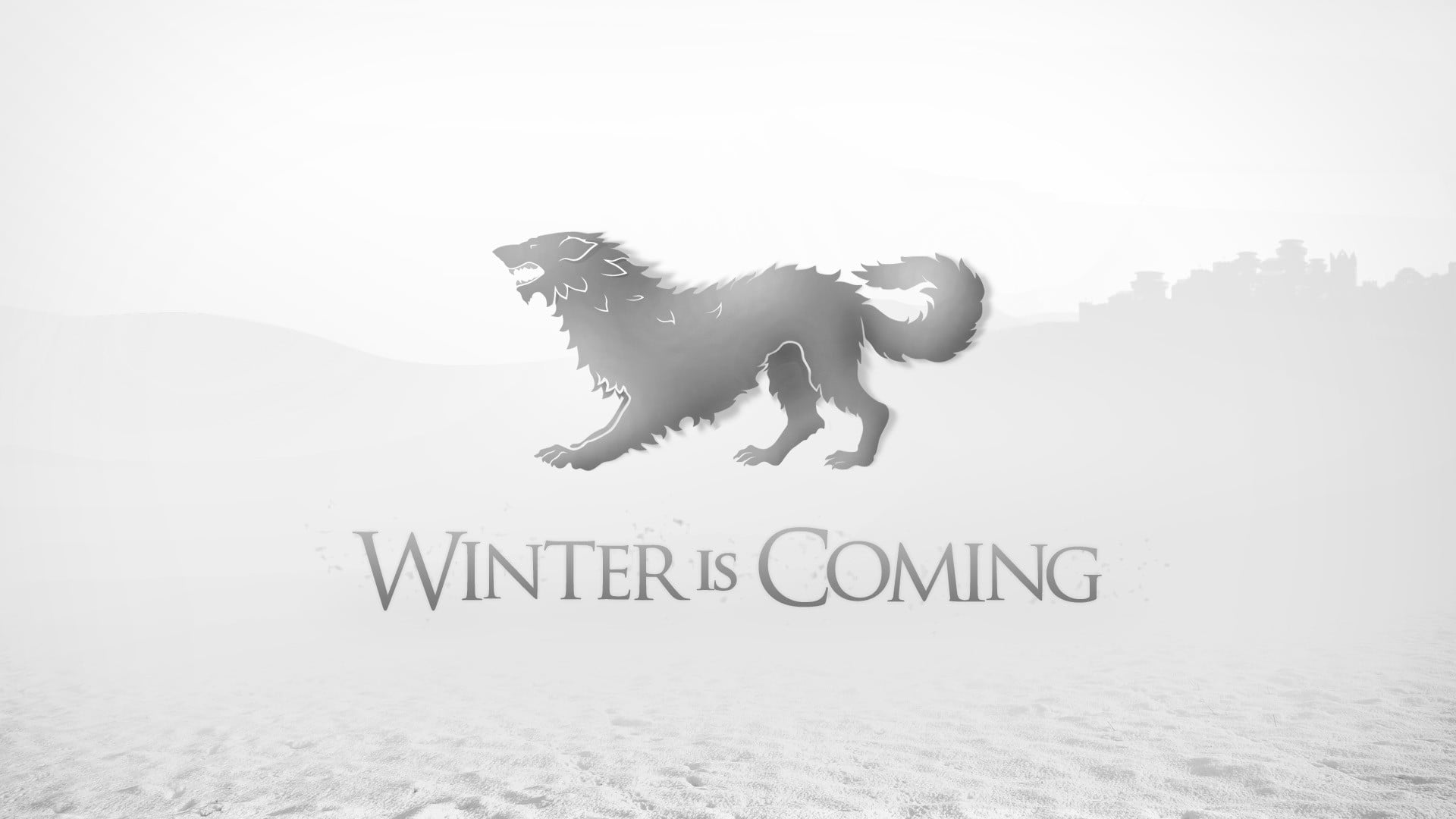 western script, non-urban scene, Game of Thrones, domestic animals, message, outdoors, communication, sky, capital letter, people, Winter Is Coming, representation, HD Wallpaper