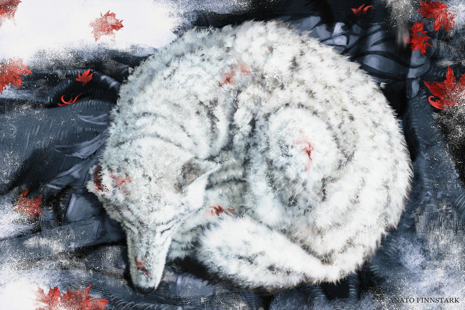 fantasy art, direwolves, Direwolf, 720P, Game of Thrones, wolf, HD Wallpaper