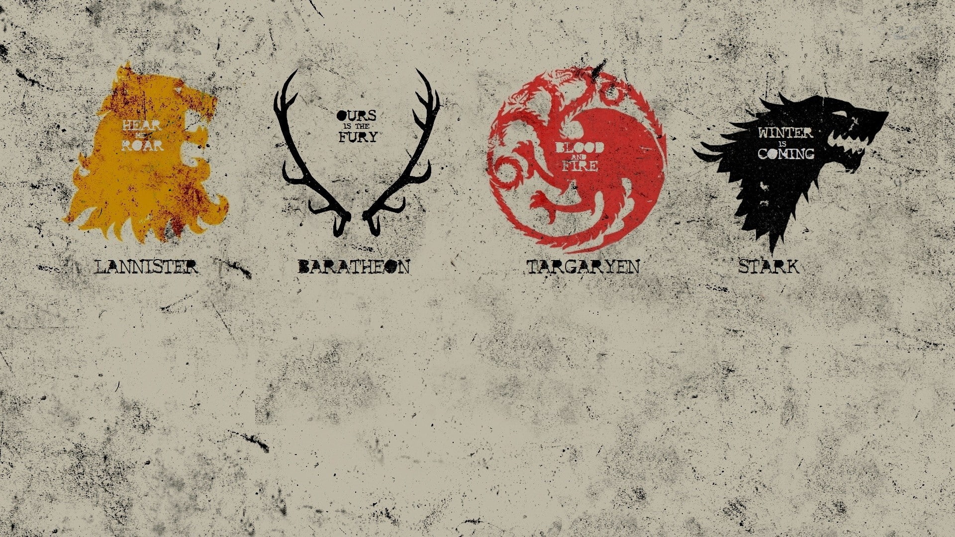 Game of Thrones, A Song of Ice and Fire, poster, 1080P, sigils, HD Wallpaper