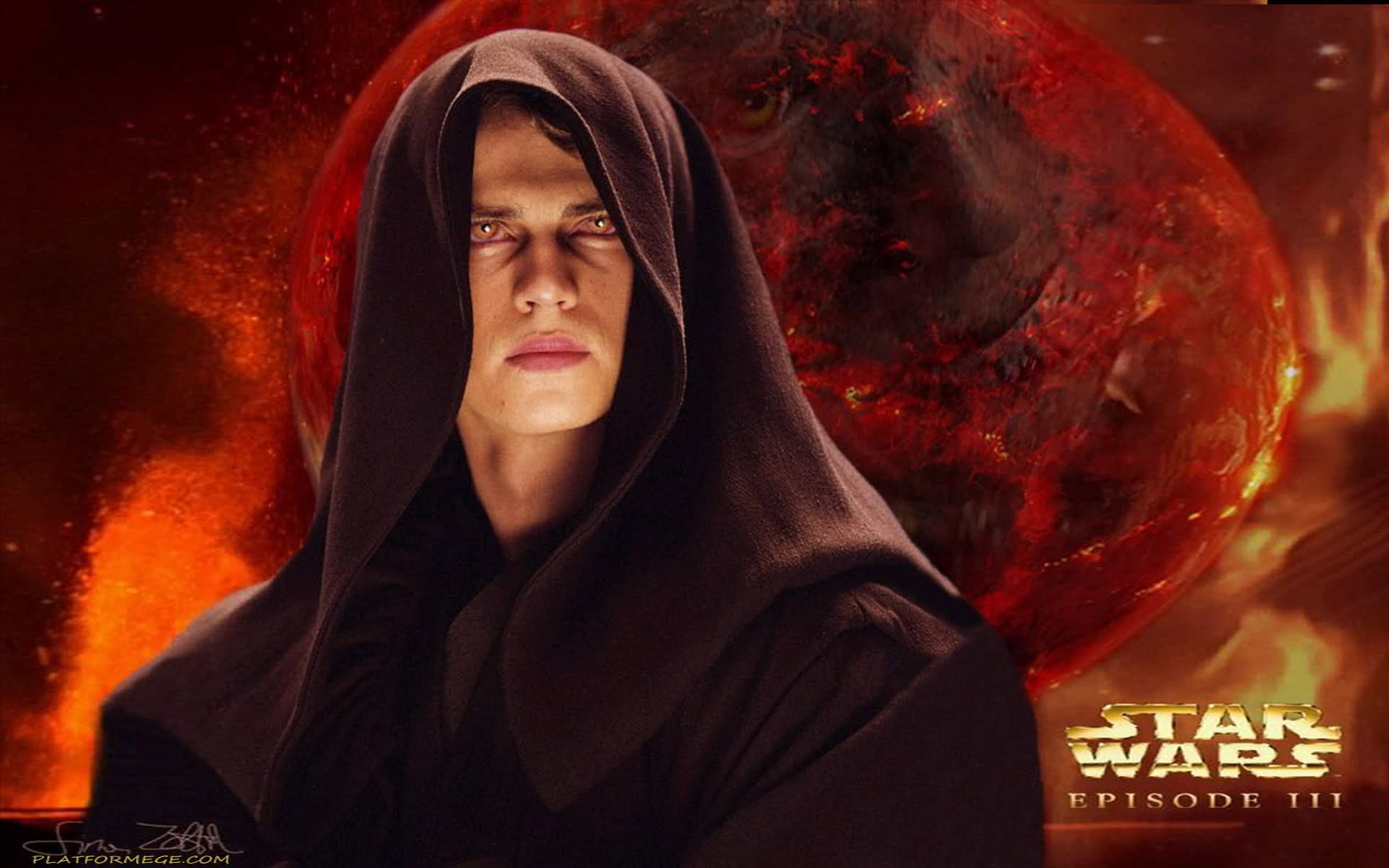 anakin, 1080P, star, sith, movie, mustafar, wars, iii, revenge, episode, HD Wallpaper