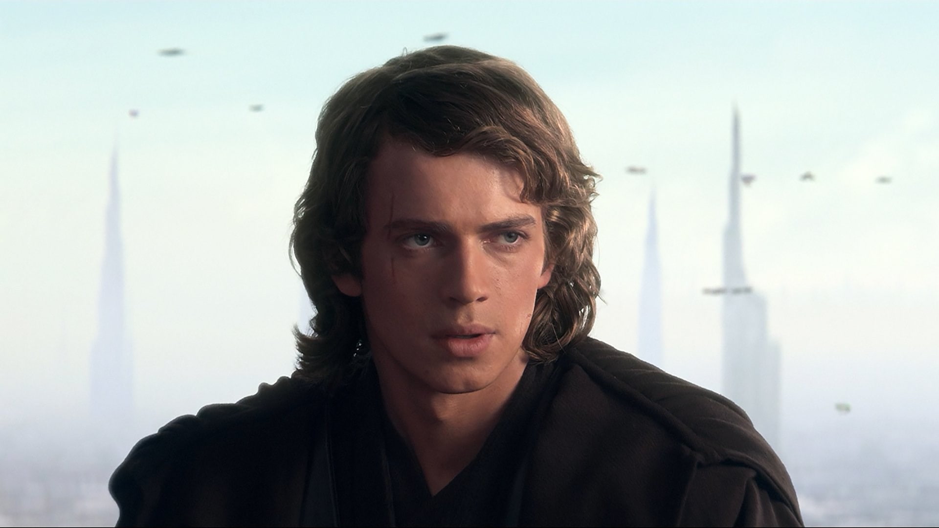 serious, hood - clothing, young adult, hairstyle, star wars episode iii revenge of the sith, sky, close-up, contemplation, headshot, confidence, casual clothing, HD Wallpaper