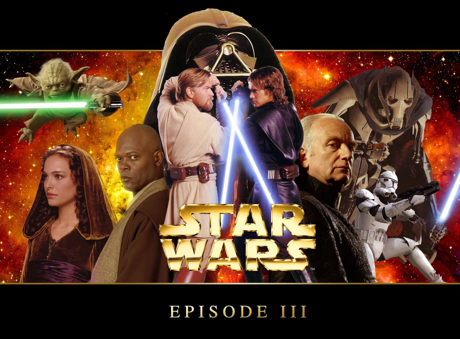 Star Wars, episode, 720P, iii, Star Wars Episode III: Revenge of the Sith, wars, star, HD Wallpaper