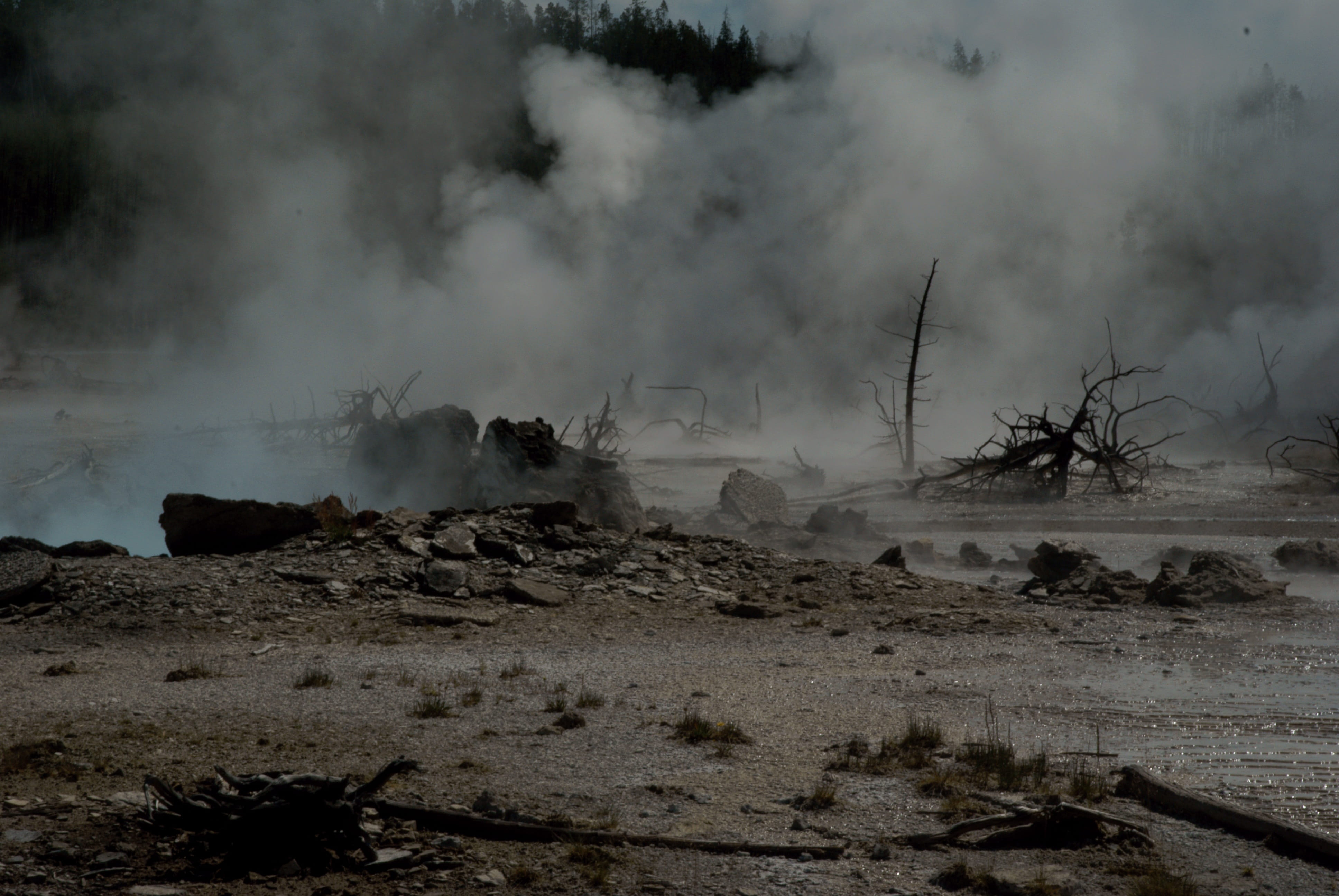 no people, nature, 4K, heat - Temperature, volcano, land, environment, erupting, scenics - nature, environmental issues, pollution, outdoors, Hot Springs, HD Wallpaper